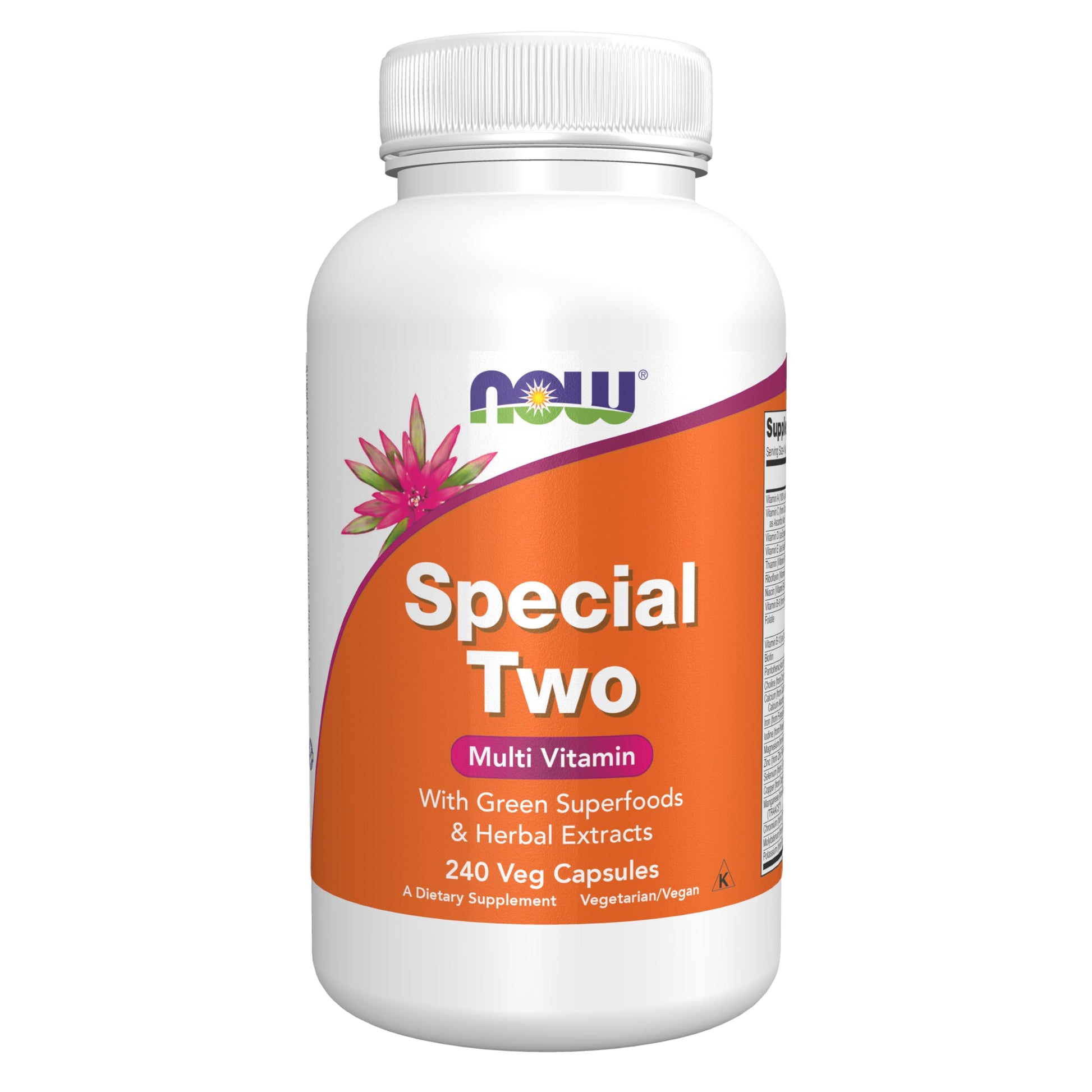 NOW Foods Special Two with Green Superfoods & Herbal Extracts Capsules, 240 Capsules