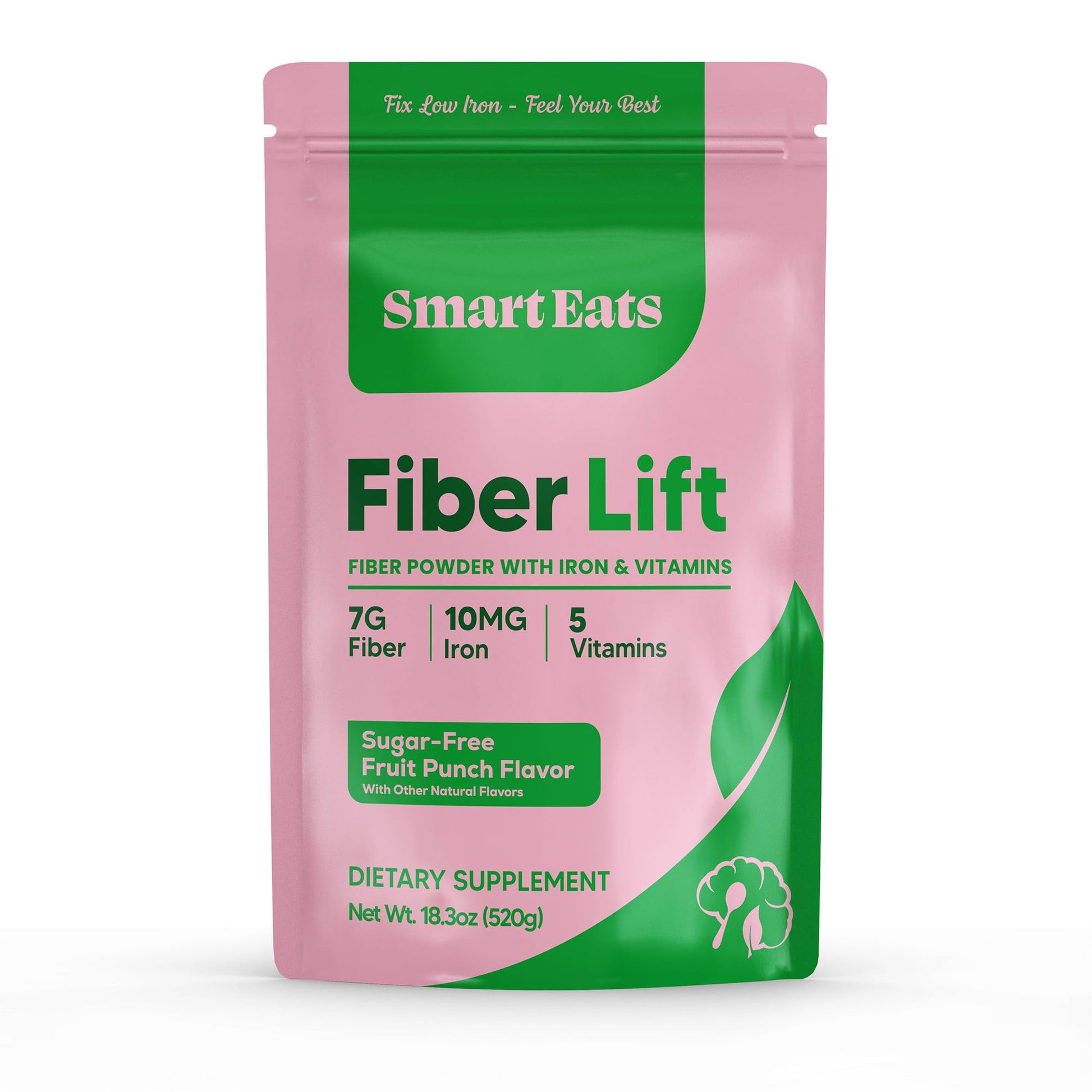 Smart Eats Fiber Lift Psyllium Husk Powder 18.3