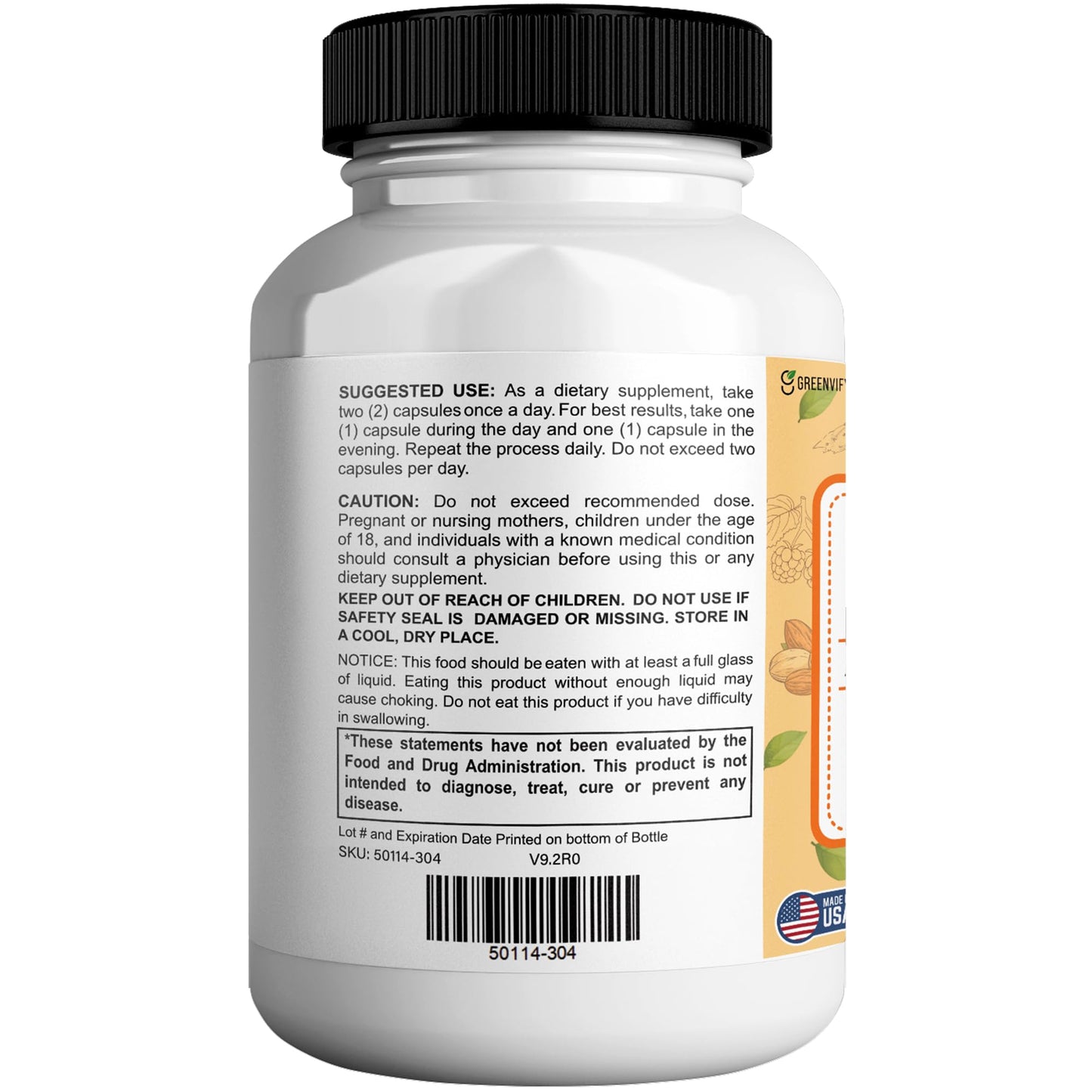 GREENVIFY Orexiburn Max Maximum Strength Supplement, 60 Capsules