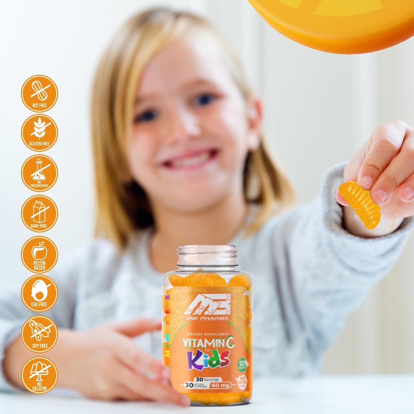 MB One Pharma Kids Vitamin C Gummies 30 Count