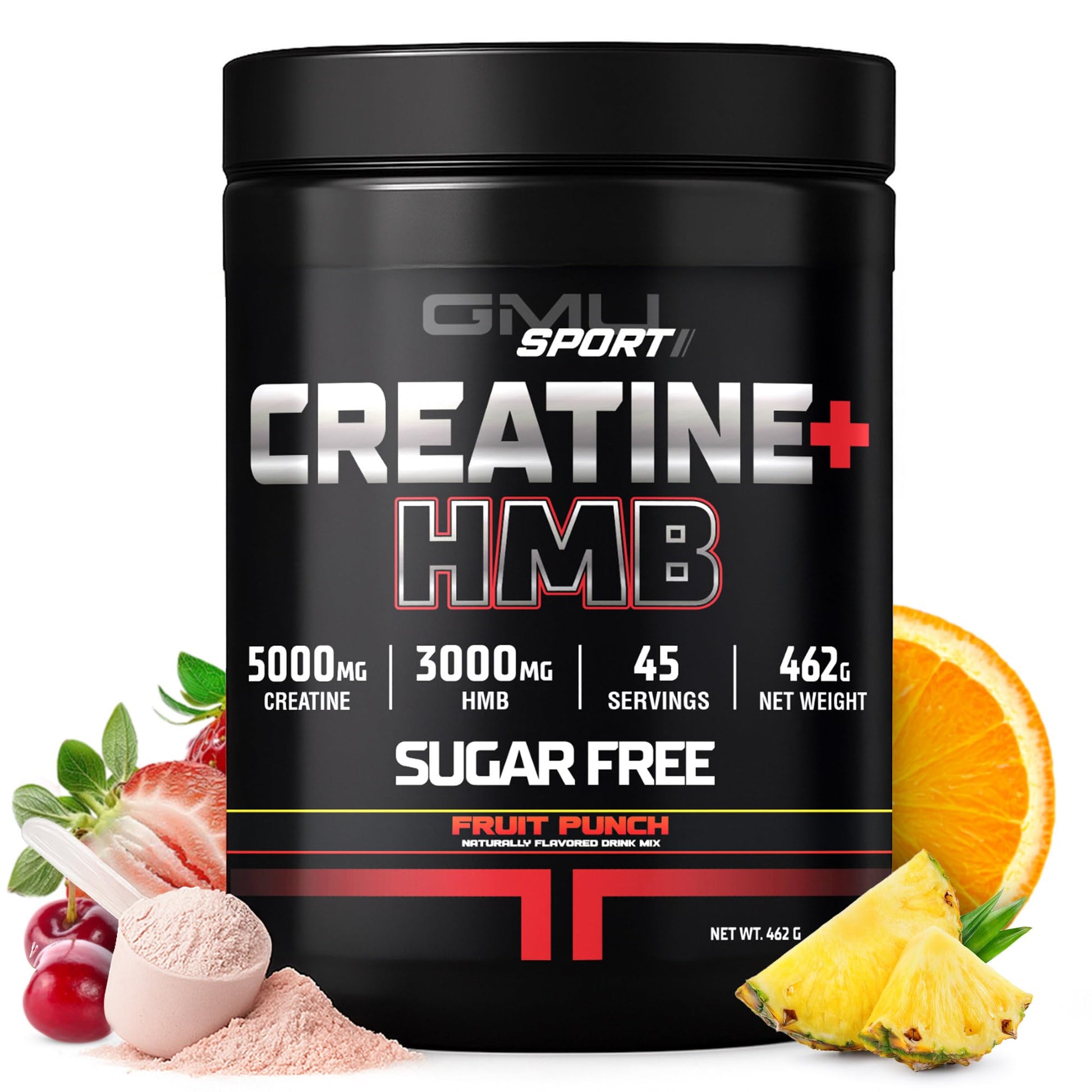 GMU SPORT Creatine HMB Powder 45 Servings 1.03 lb