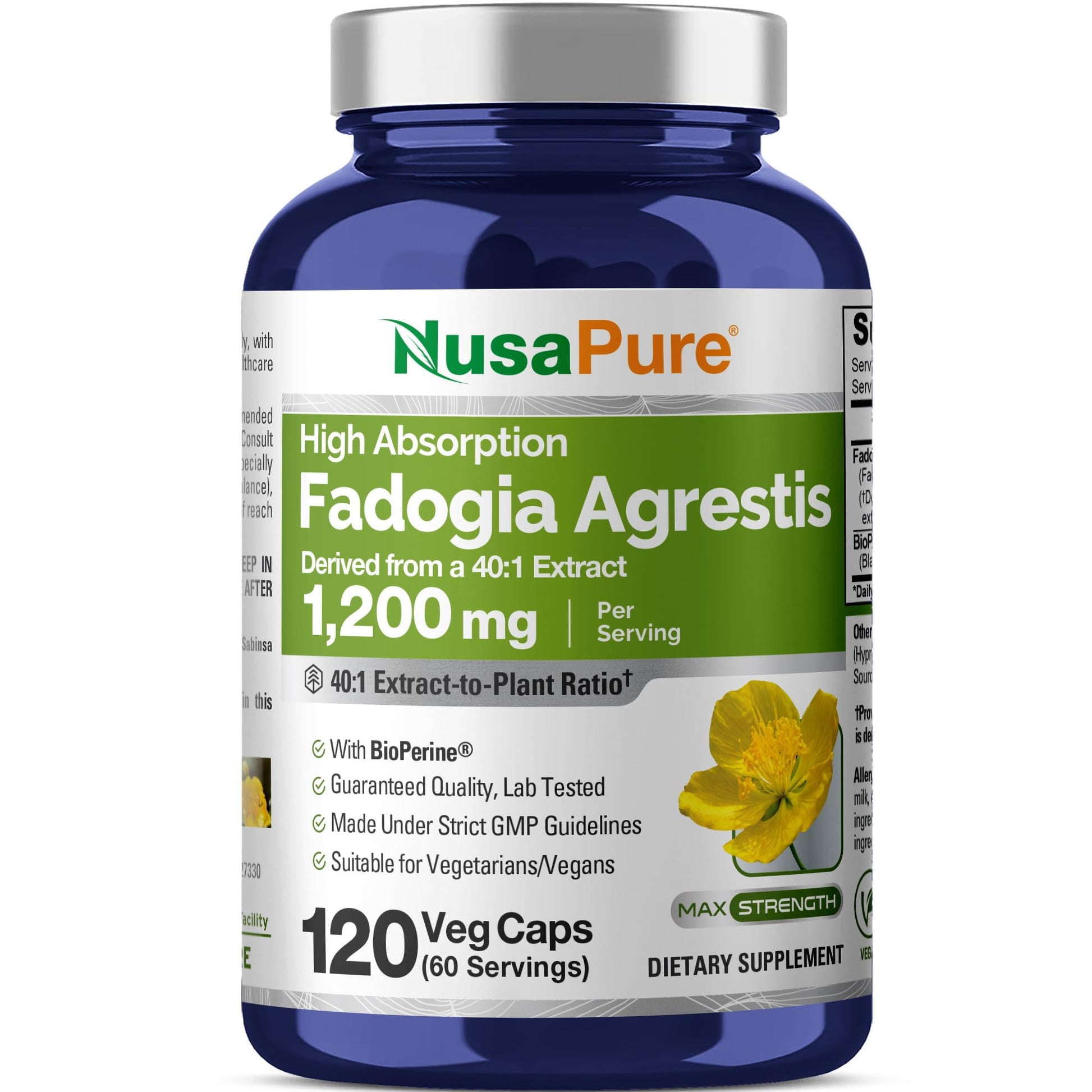 NusaPure Fadogia Agrestis Capsules 120