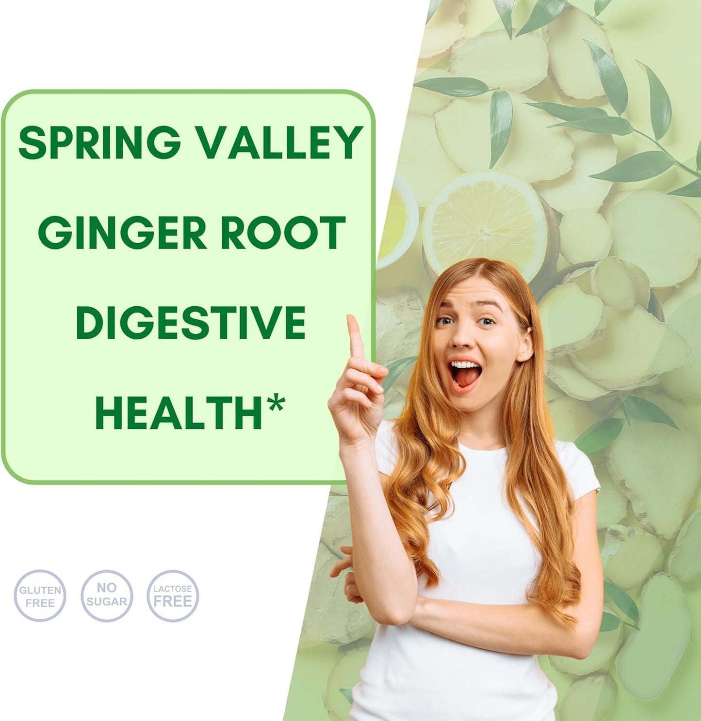 BASKETGOODS Ginger Root 550mg Capsule, 2 Count