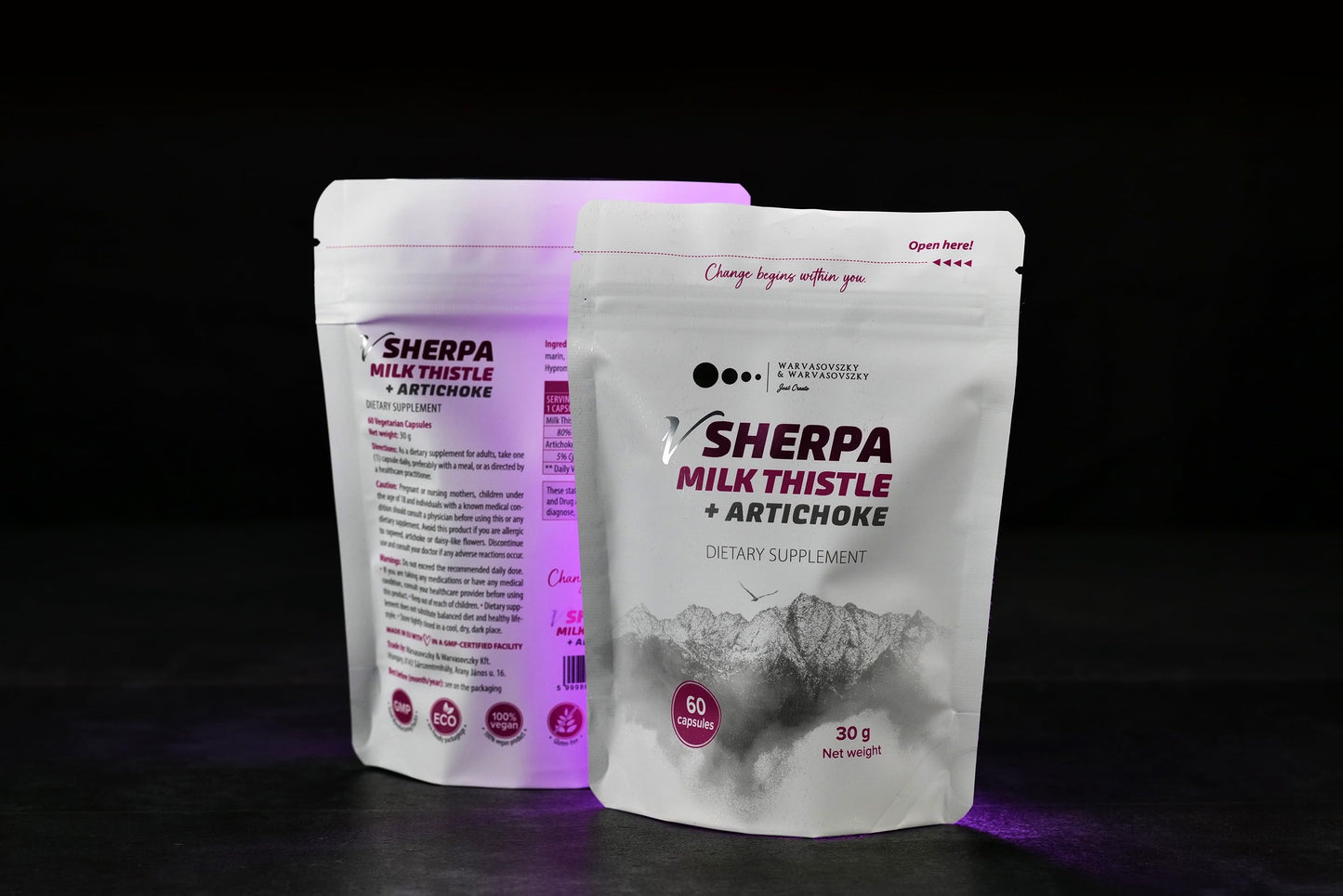 vSherpa Milk Thistle Silymarin & Artichoke Extract Capsules, 60 Count