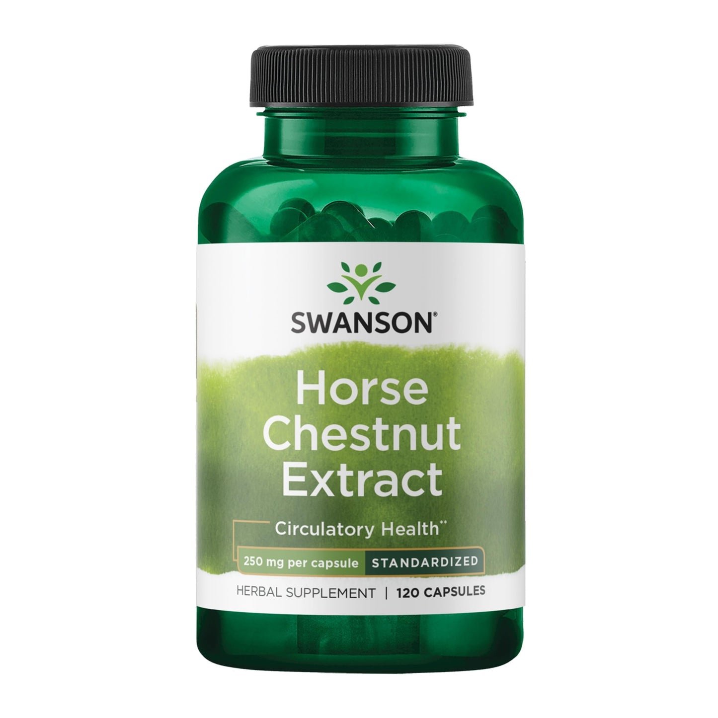Swanson Horse Chestnut 22% Aescin (Standardized) 250 mg Capsules, 120 Count