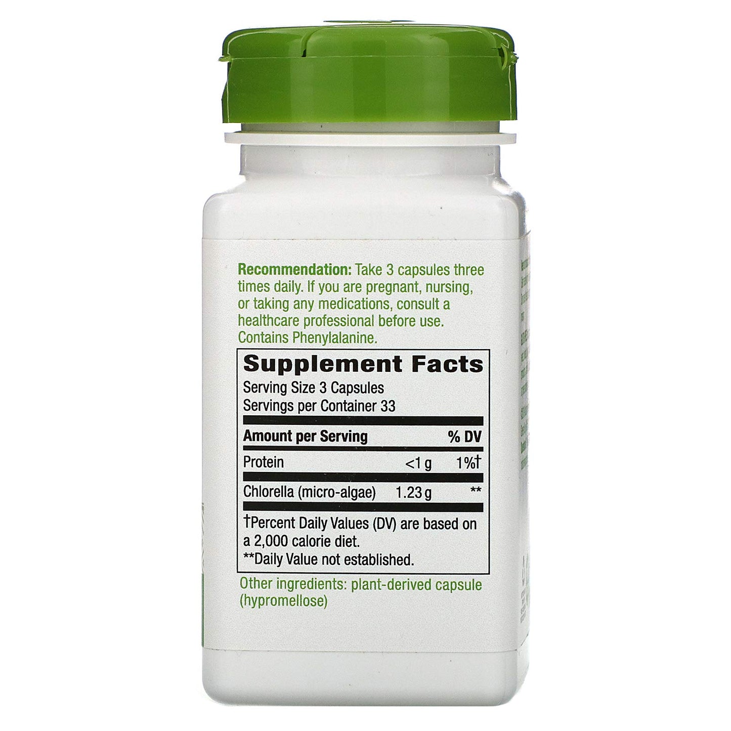 Nature's Way Chlorella Capsules 2.4 oz