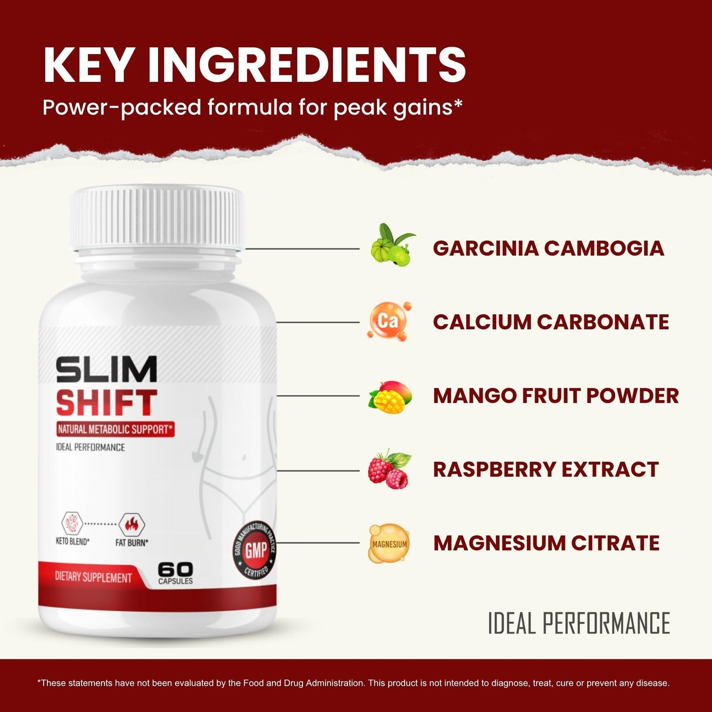 IDEAL PERFORMANCE SlimShift Capsules 300