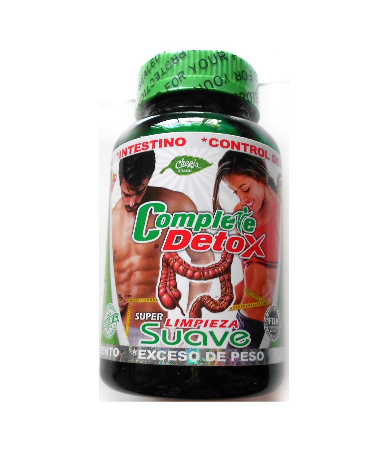 Chapis Complete Detox Organic Super Limpieza Suave Capsules, 90 Count