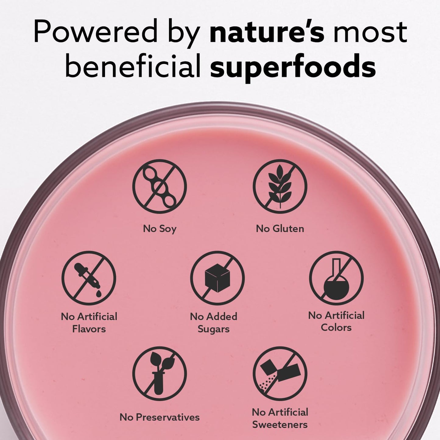 INVIGOR8 Superfood Grass Fed Whey Protein Isolate Shake Natural Strawberry Powder 22.6 oz