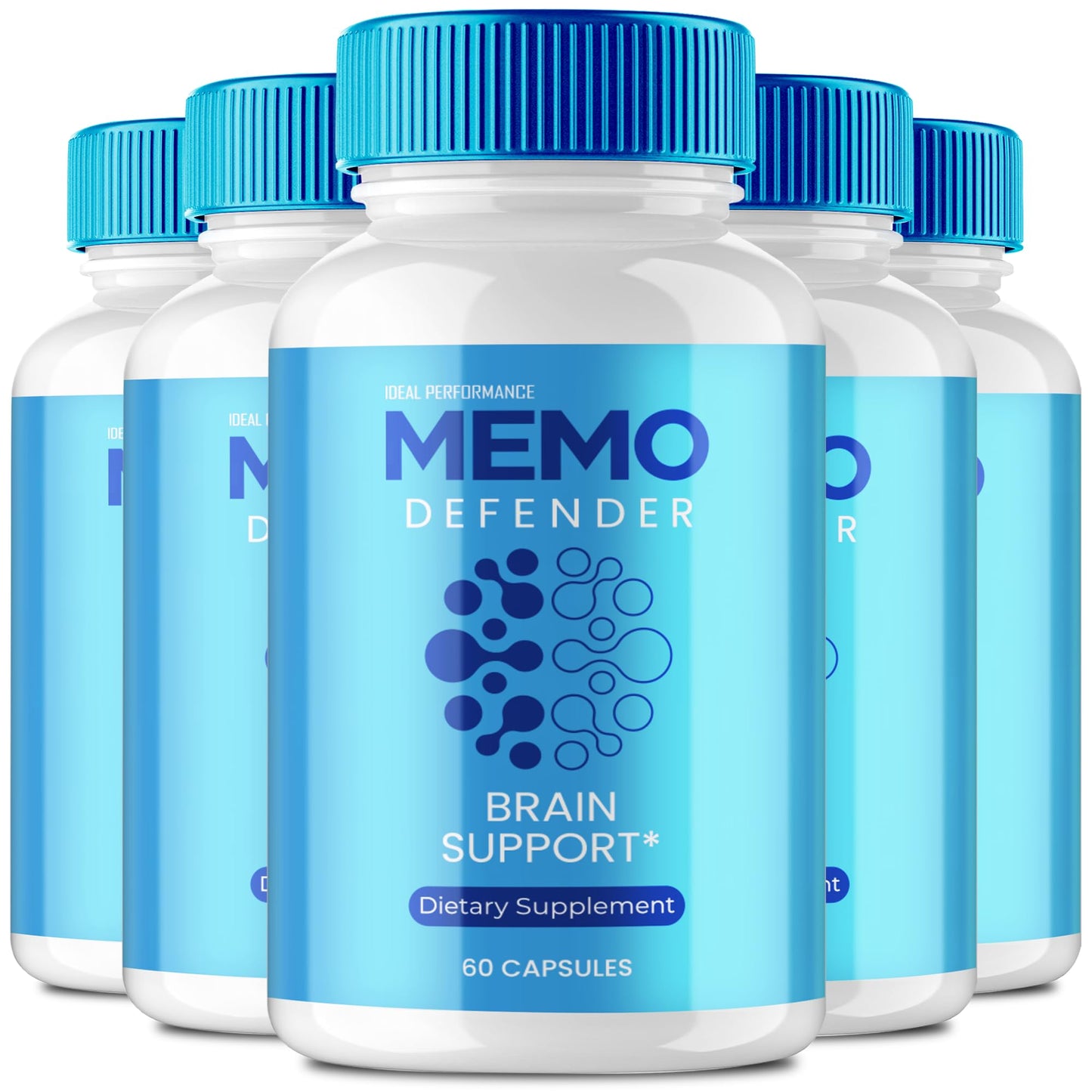 IDEAL PERFORMANCE Memo Defender Brain and Memory Support Capsules, 300 Count