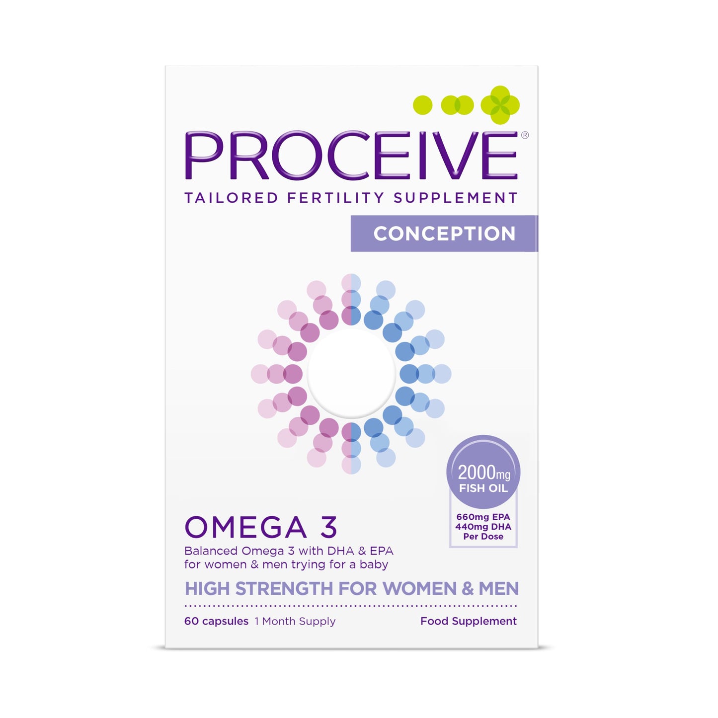 Proceive Conception Omega3 Fish Oil Capsule, 60 Capsules