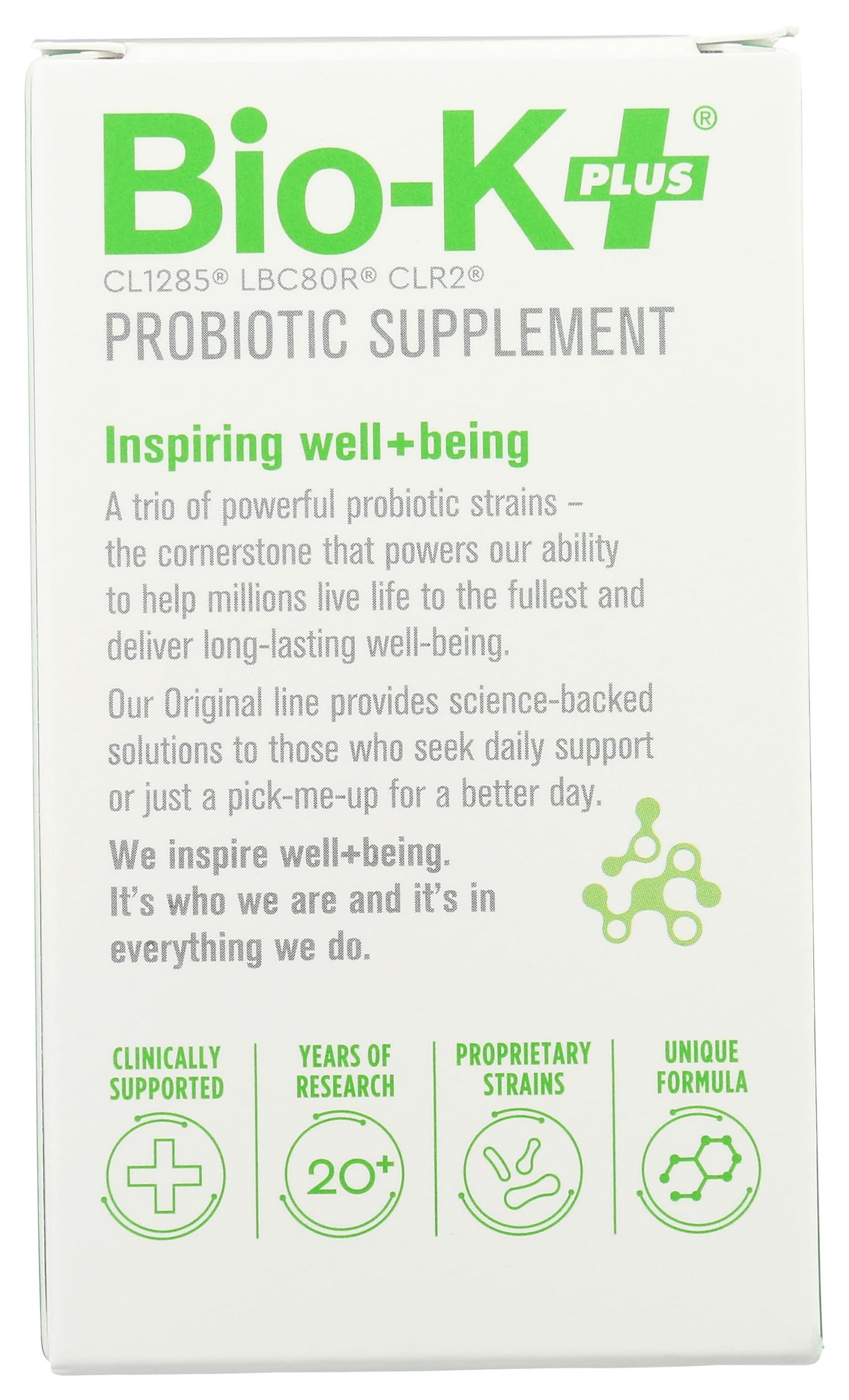 Bio-K Plus Dailycare 50 Billion Probiotics Capsules, 30 Count