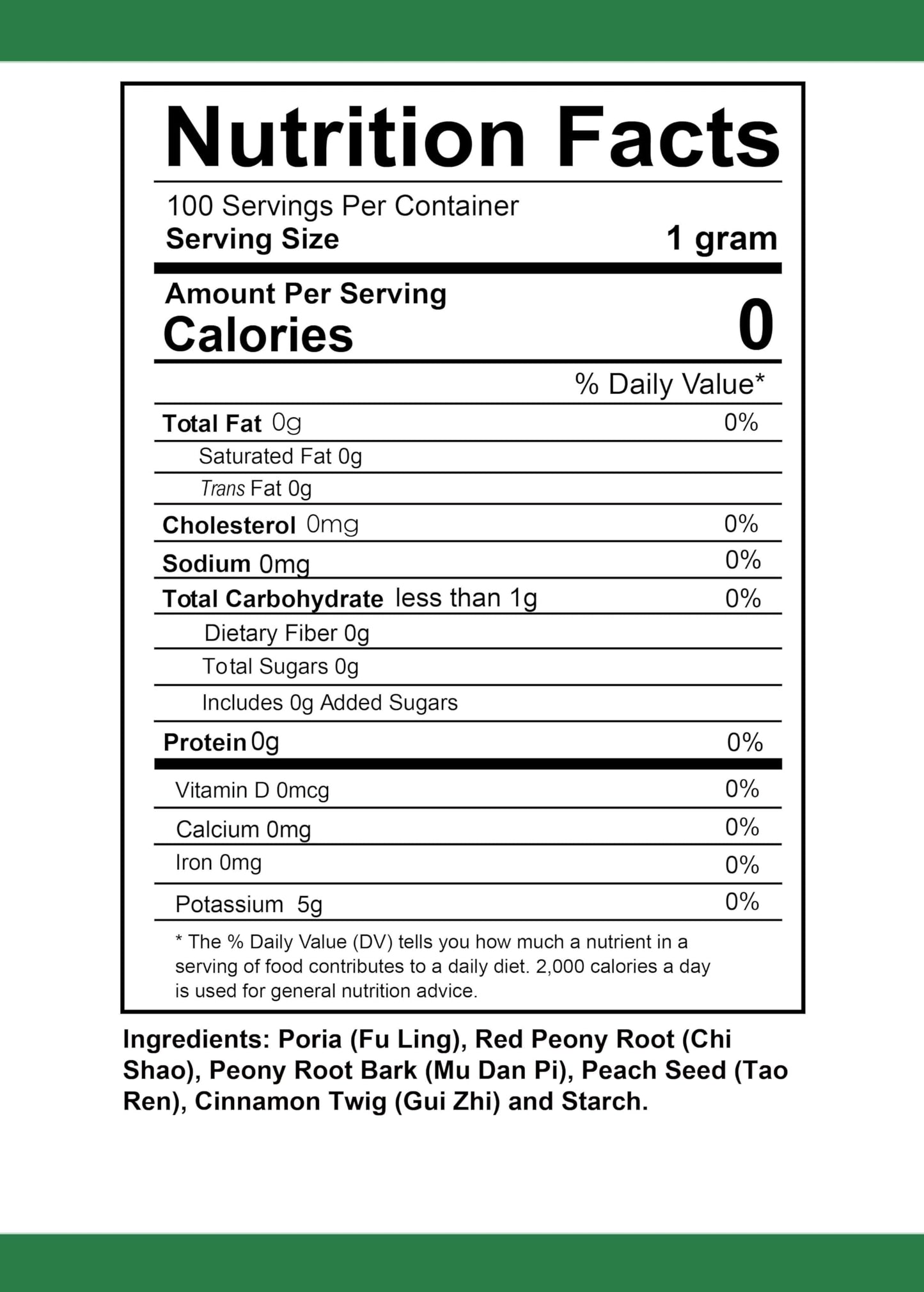 Health Herbal GUI Zhi Fu Ling Wan Cinnamon & Poria Decoction Powder, 3.53 oz