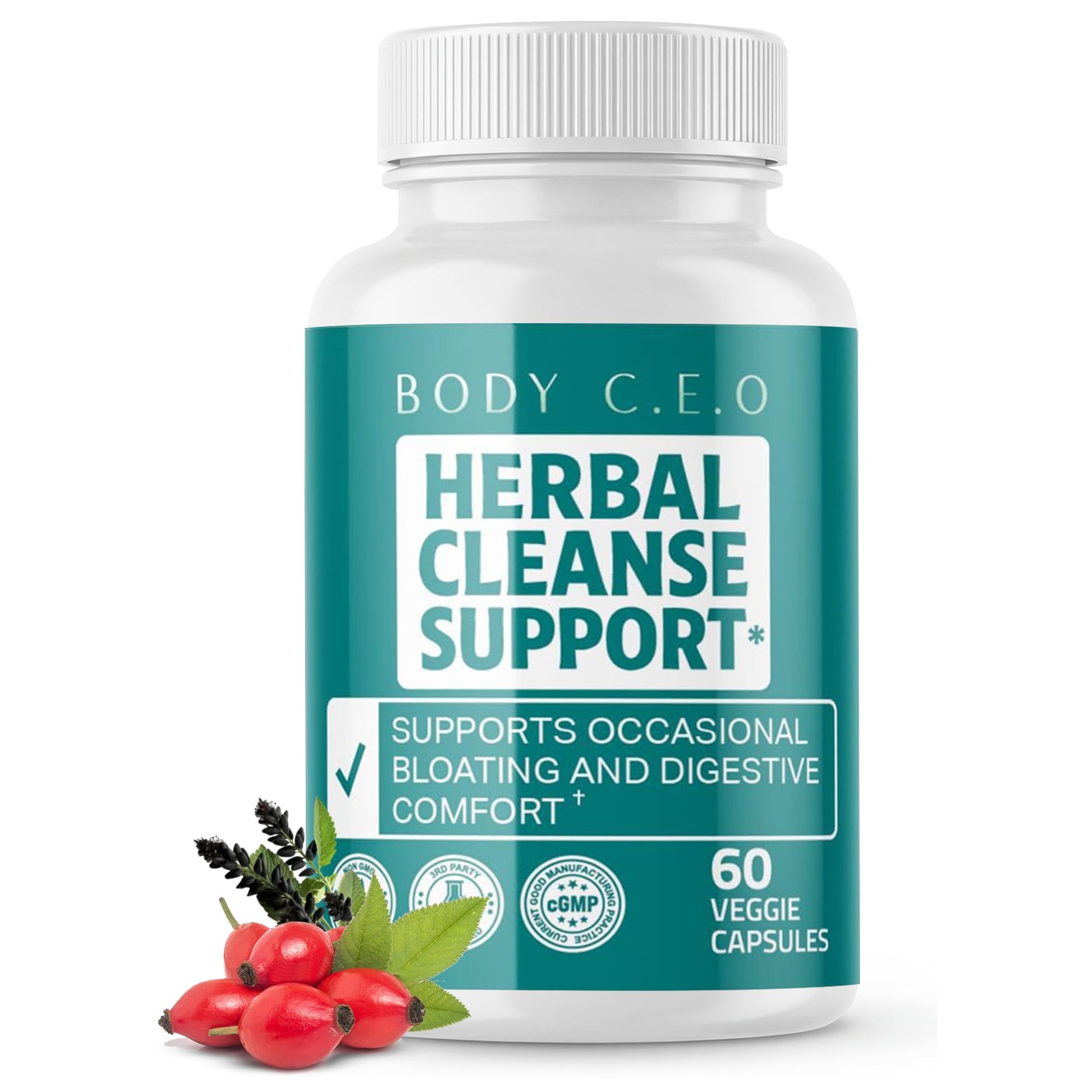 BODY C.E.O. EXECUTIVE OF SUPPLEMENTS Digestive Support Probiotic Capsule, 60 Count