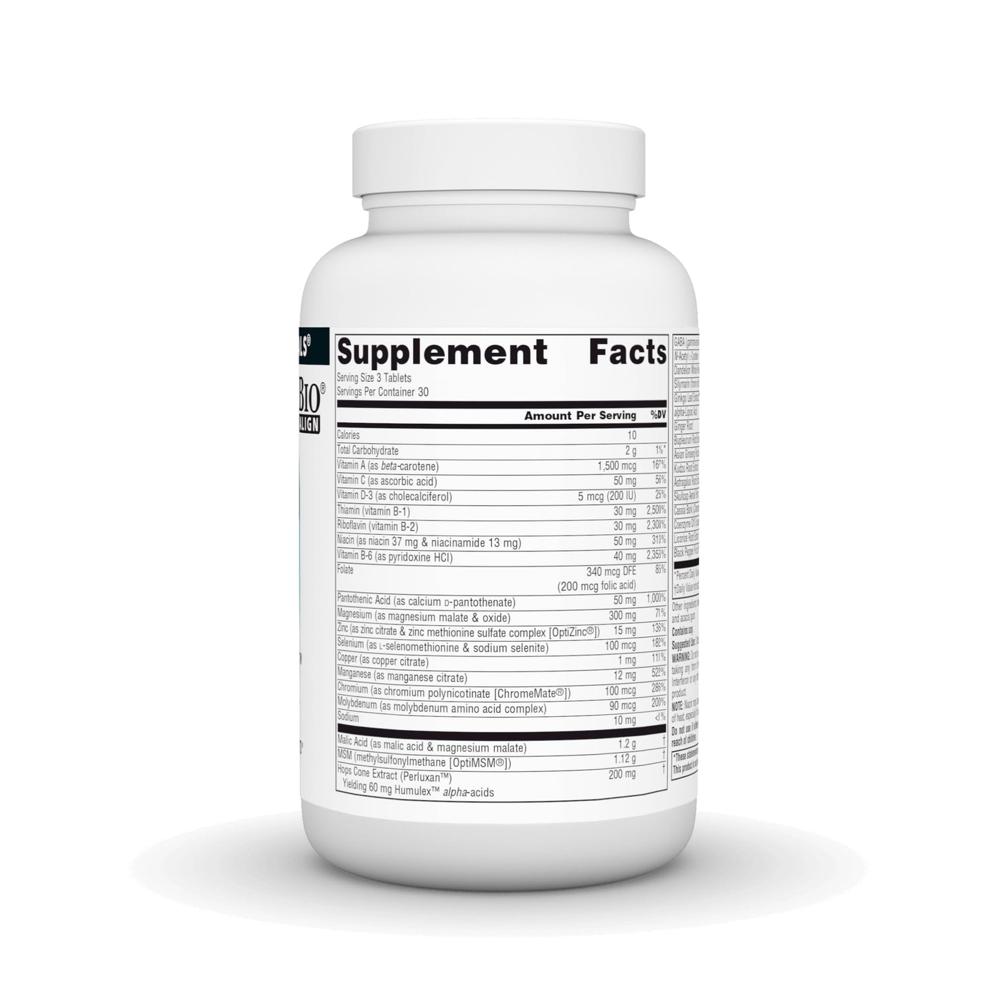Source Naturals Fibro-Response Bio-Aligned Malic Acid & MSM, 90 Tablets