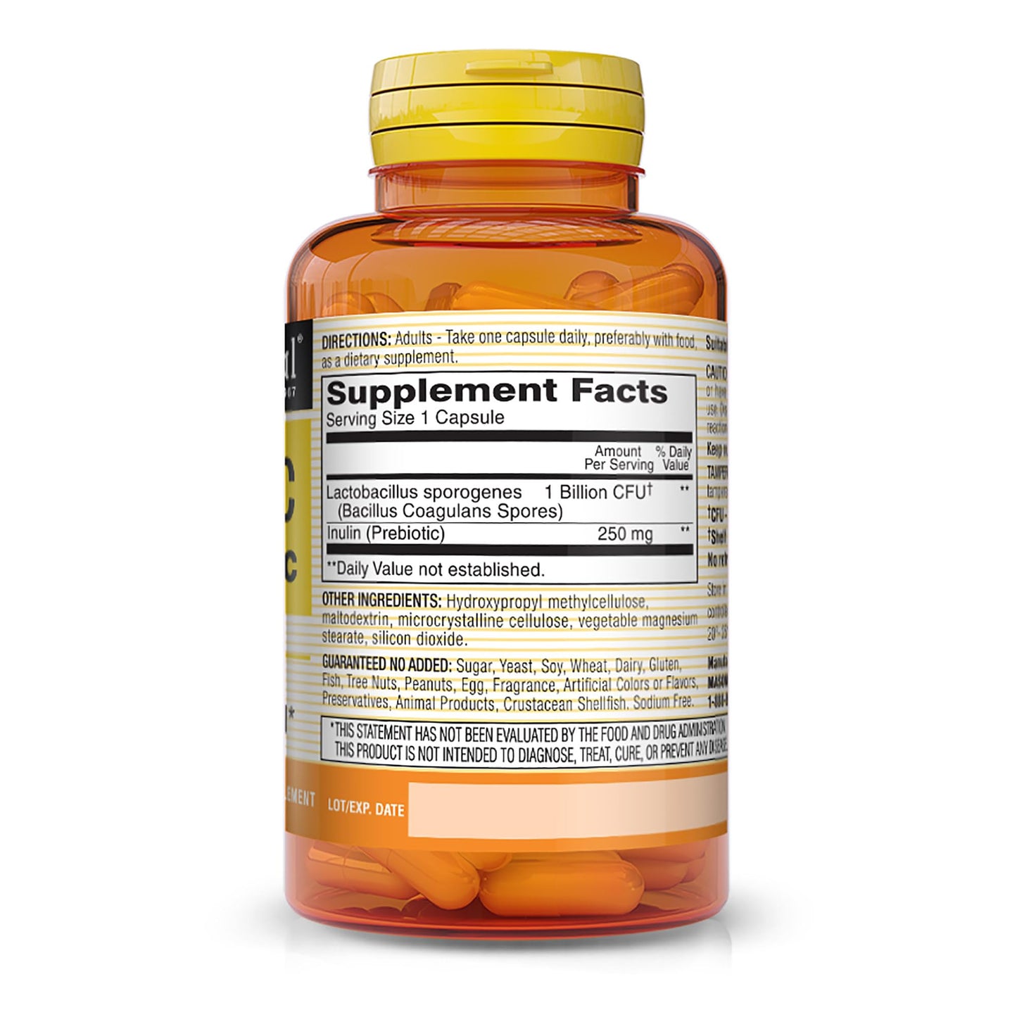 Mason Natural Probiotic with Prebiotic Capsules, 120 Capsules