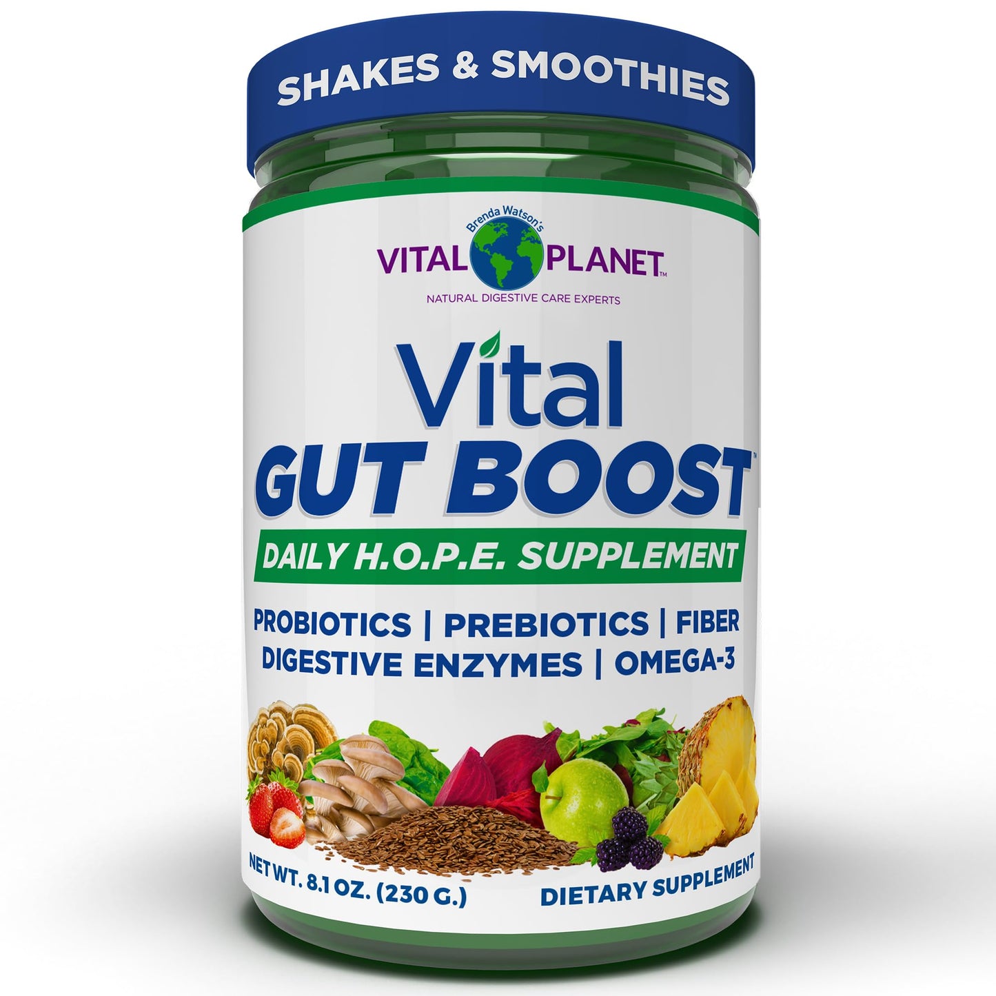 Vital Planet Vital Gut Boost Powder, 8.1 oz