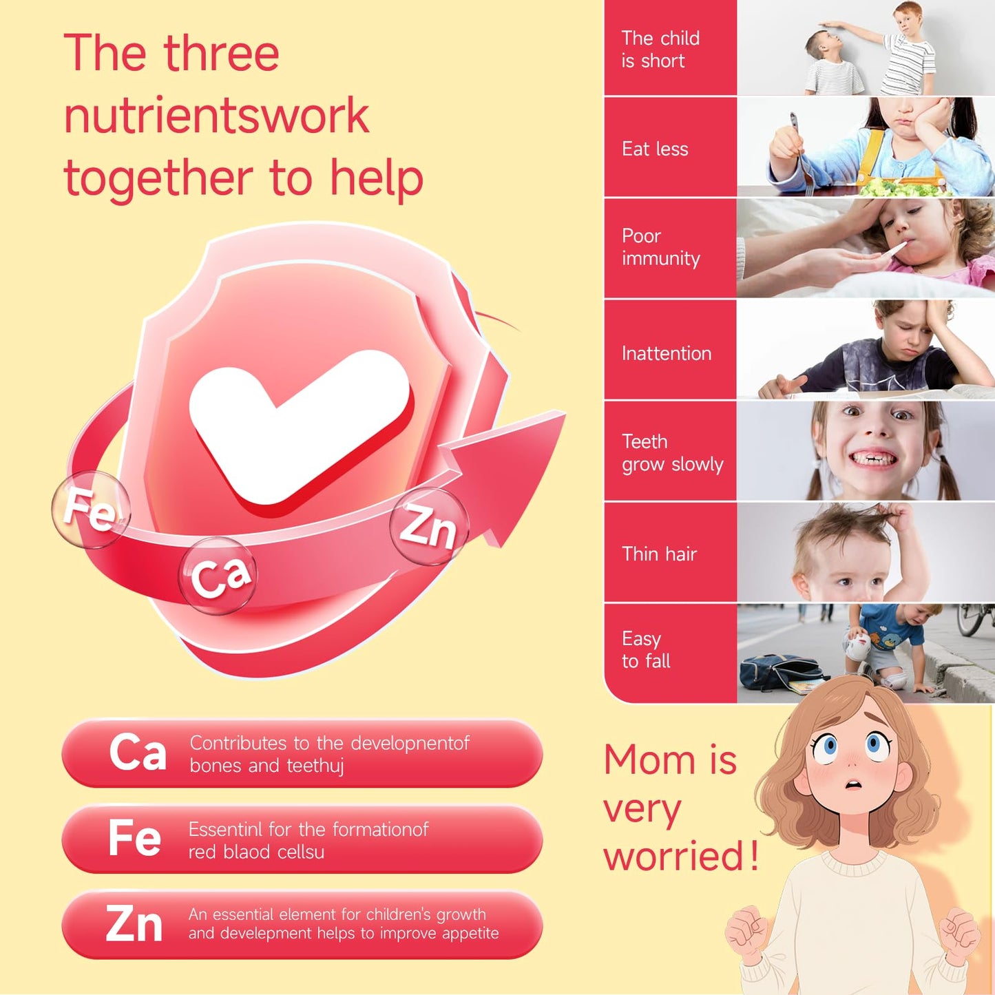9 YOUNG-BASIC Calcium Citrate Chewable Tablets for Kids & Adults, 1 Tablet
