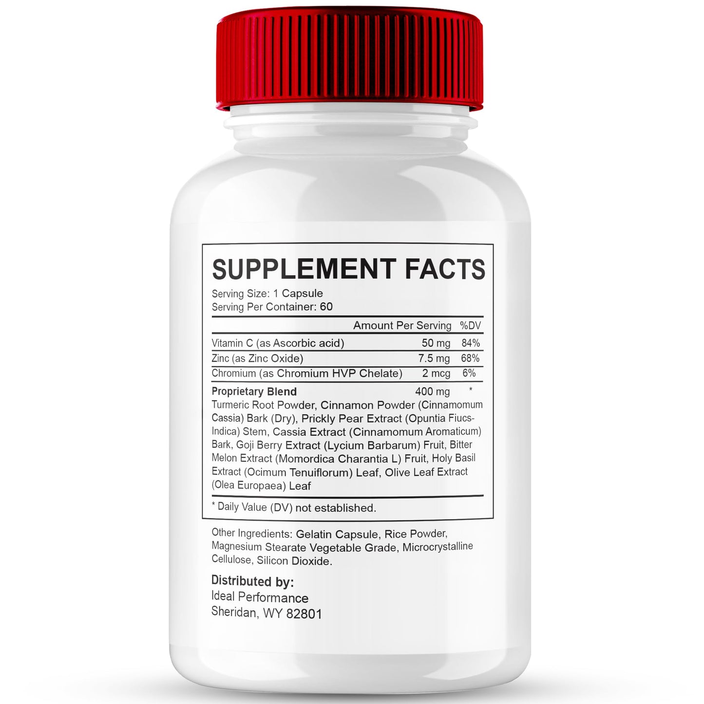 IDEAL PERFORMANCE Flexavida Blood Optimizer Capsule, 180 Count