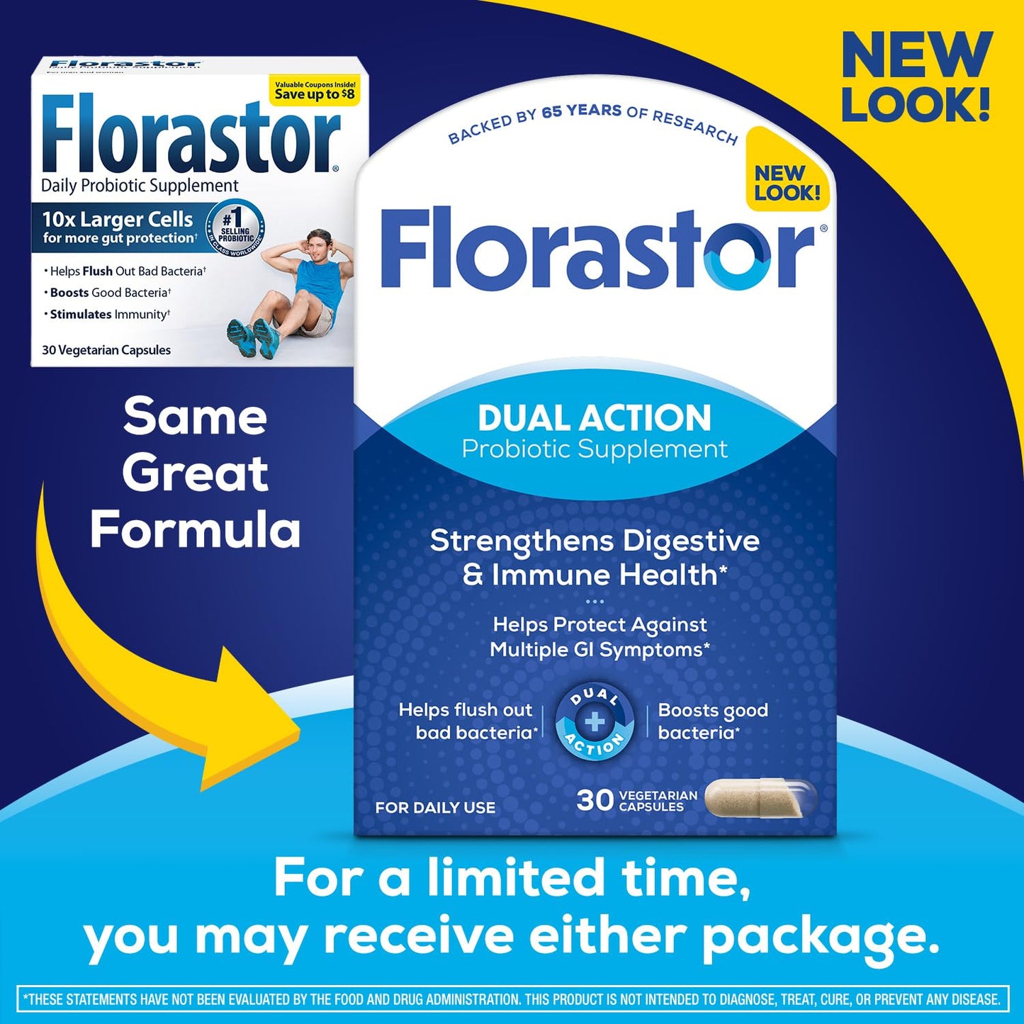 Florastor Probiotics for Digestive and Immune Health Capsule, 30 Capsules