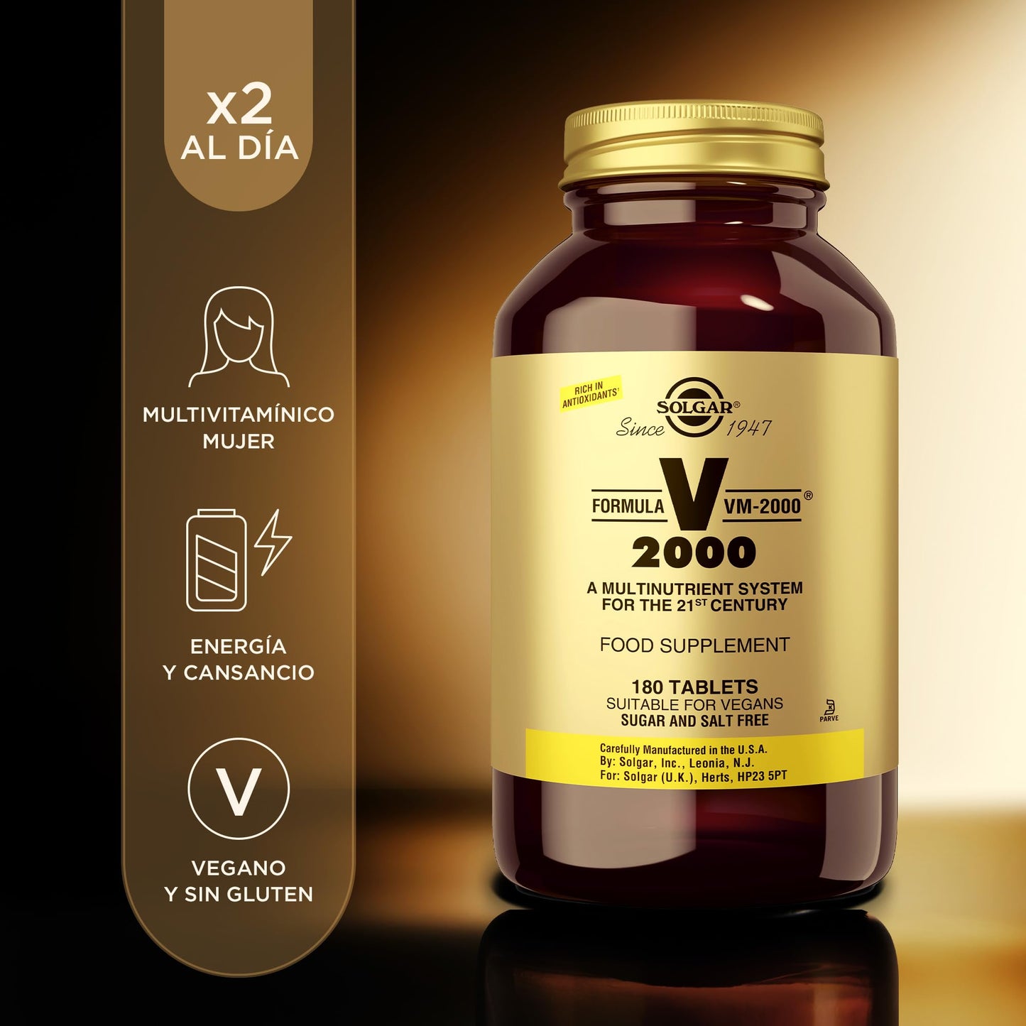 Solgar Formula VM-2000 (Multinutrient System), 180 Tablets