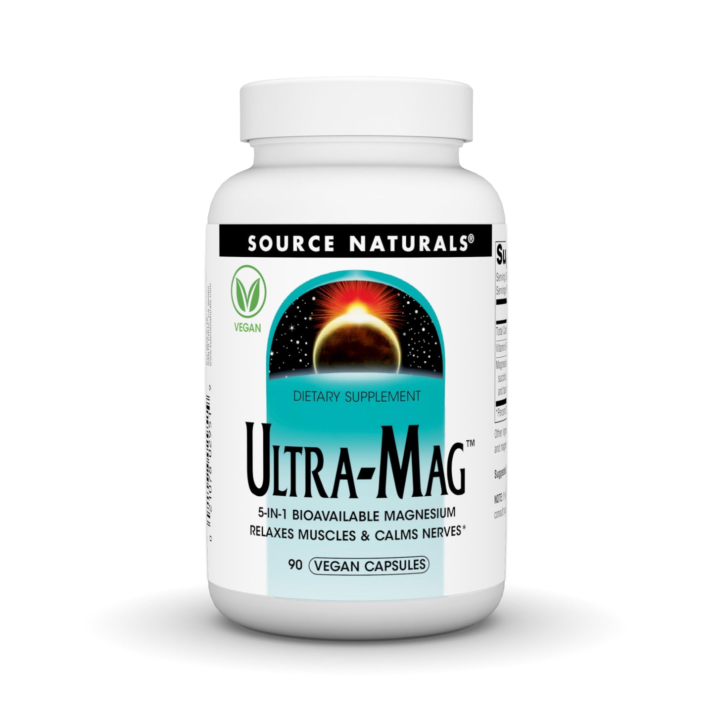 Source Naturals Ultra-Mag Vegan Capsule, 90 Count