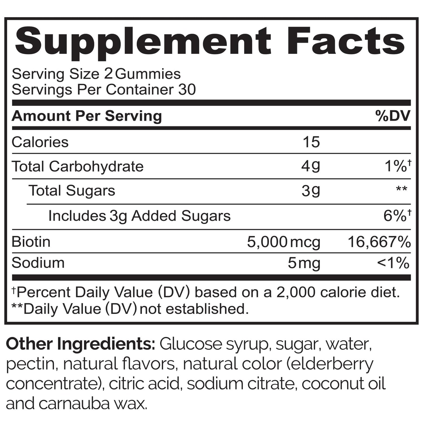 NATURELO Biotin 60 Gummies