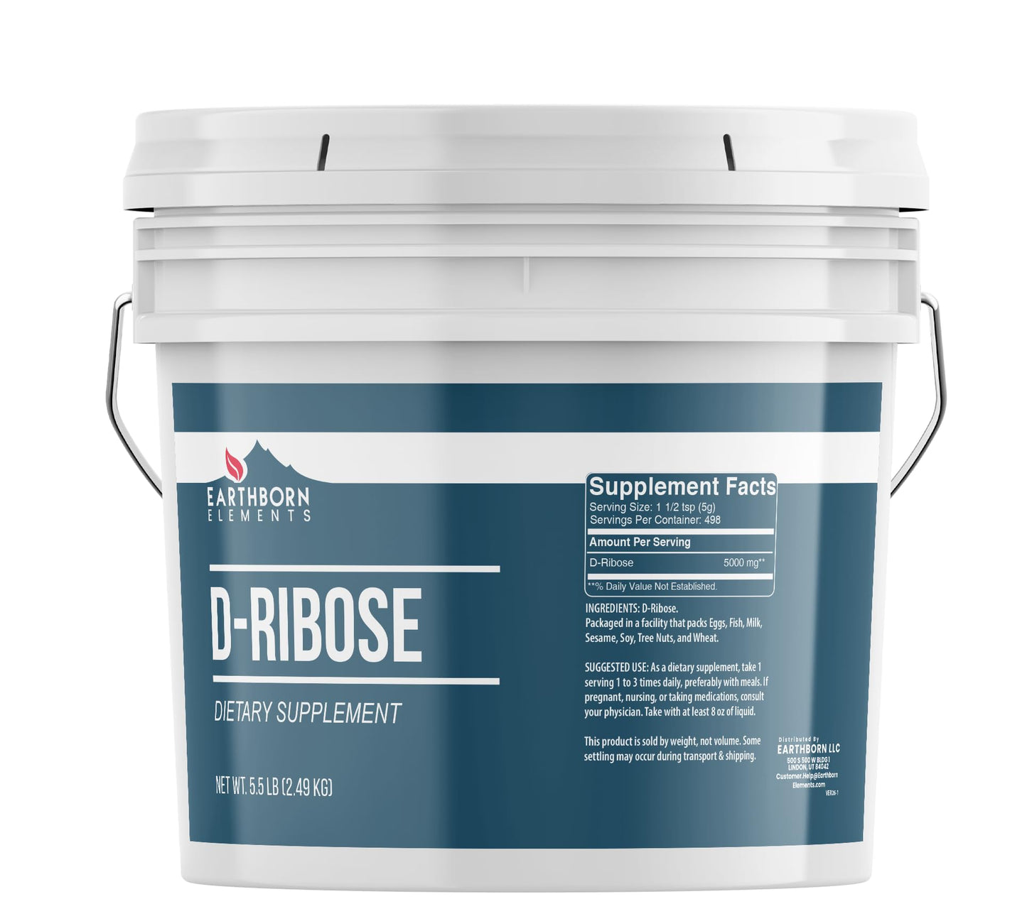 Earthborn Elements D-Ribose Powder 87.15