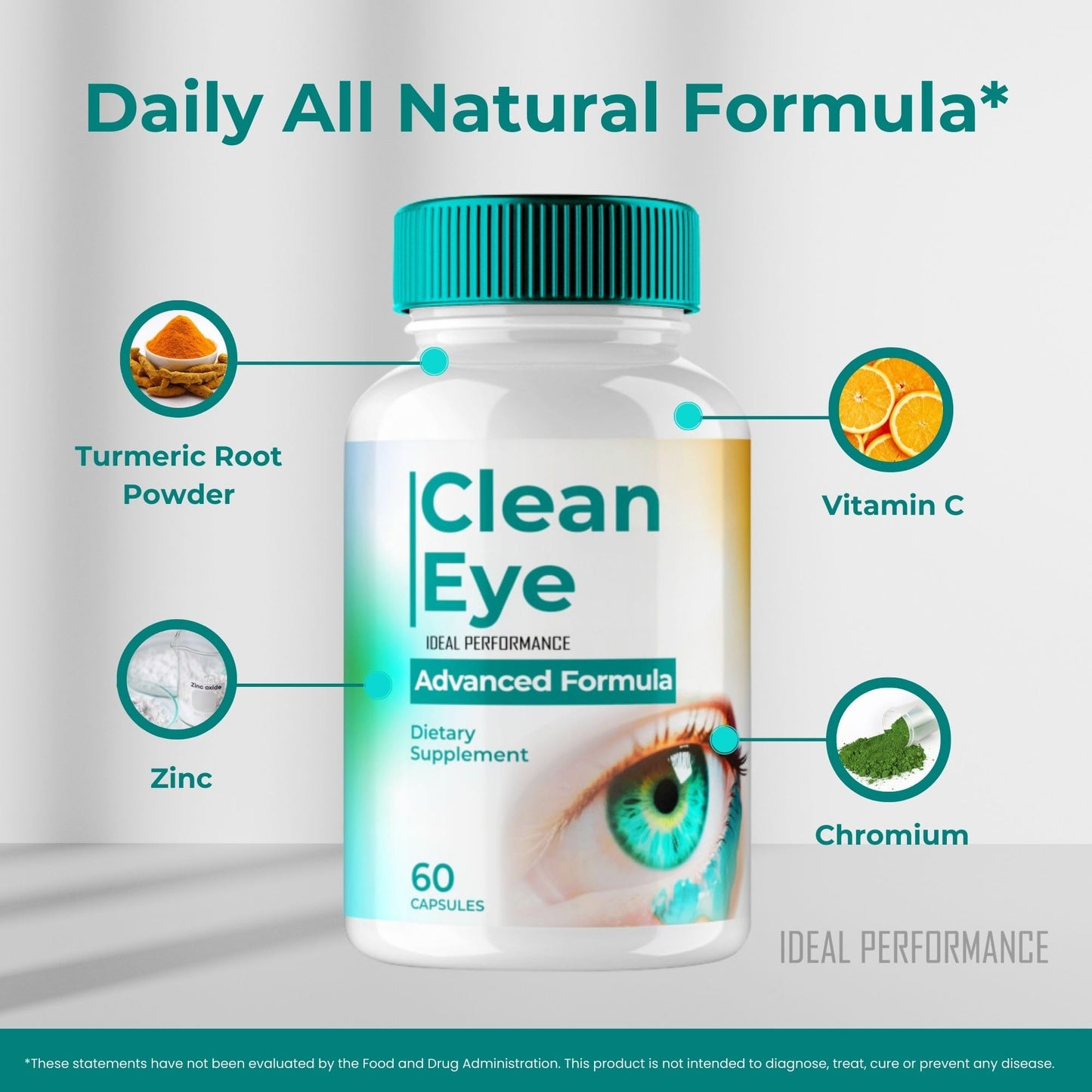 IDEAL PERFORMANCE Clean Eye Capsules 120 Capsules