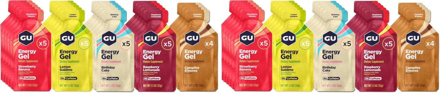GU Energy Original Energy Gels Sticks, 48 Count