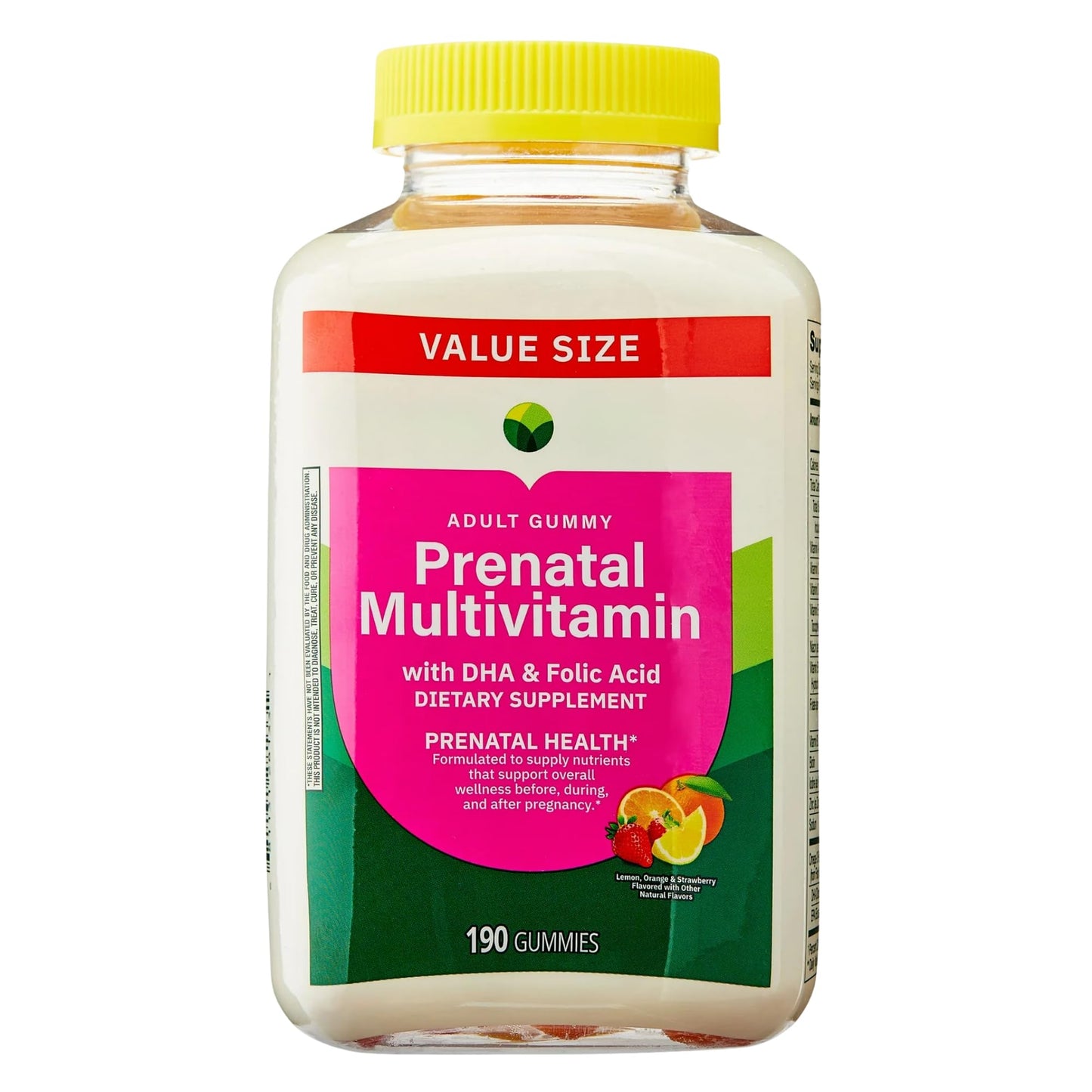 KP+ Prenatal Multivitamin Adult Gummy with DHA & Folic Acid, 190 Gummies