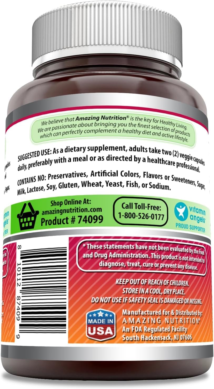 Amazing Nutrition Echinacea 1300 mg Capsules 180 Count