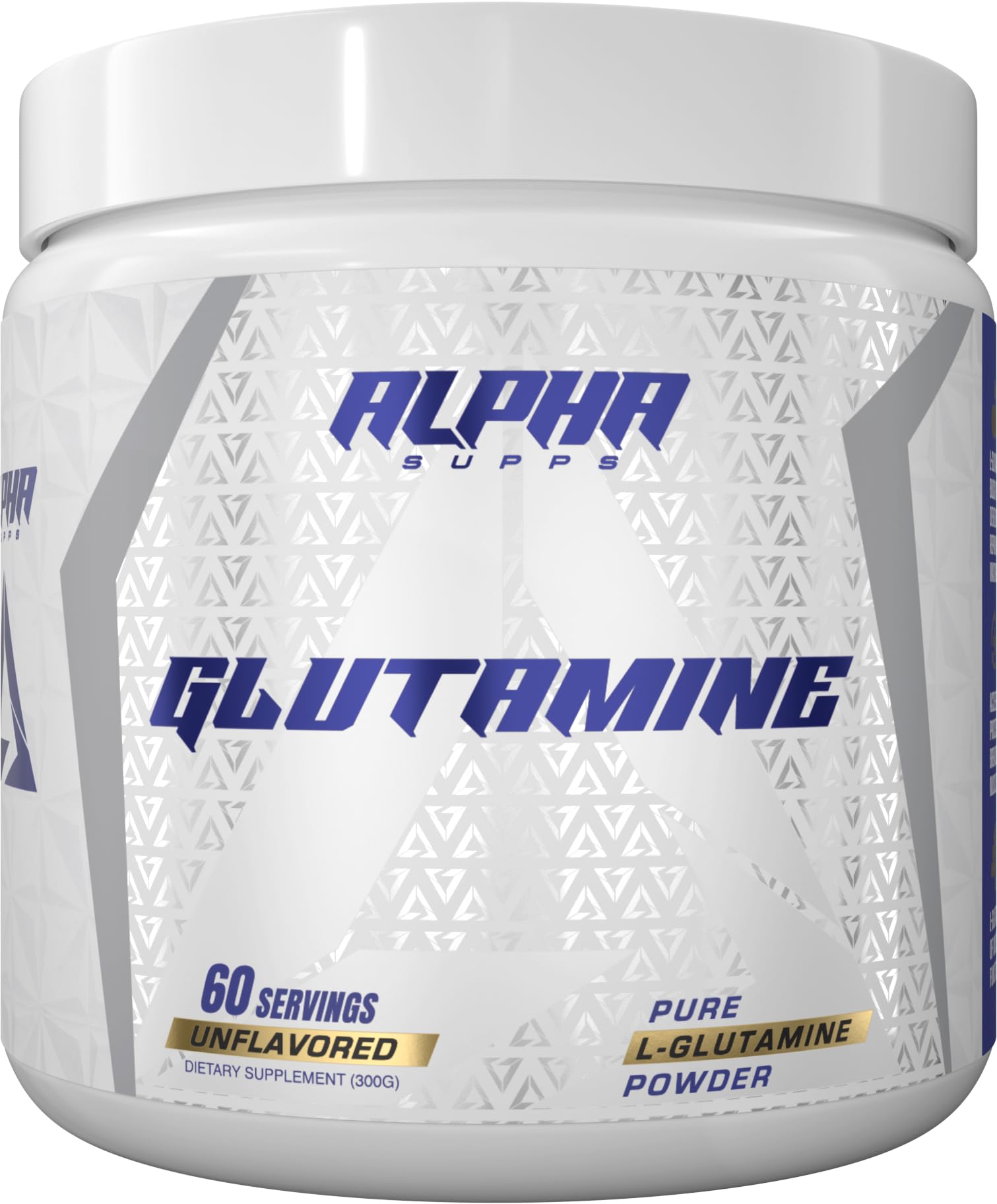 Alpha Supps Pure L-Glutamine Powder, 60 Servings