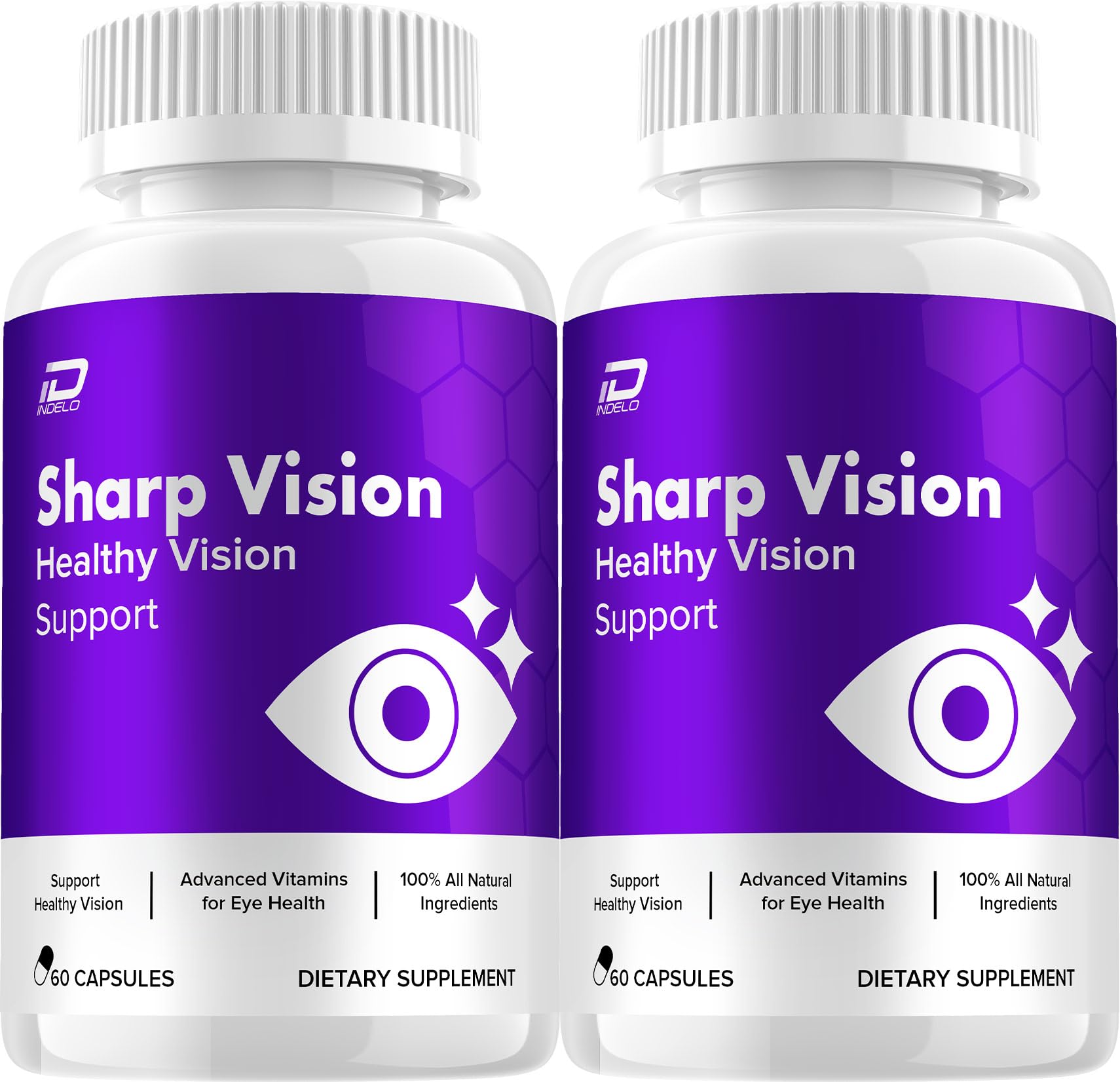 Indelo Sharp Vision Capsule Supplement 120 Capsules