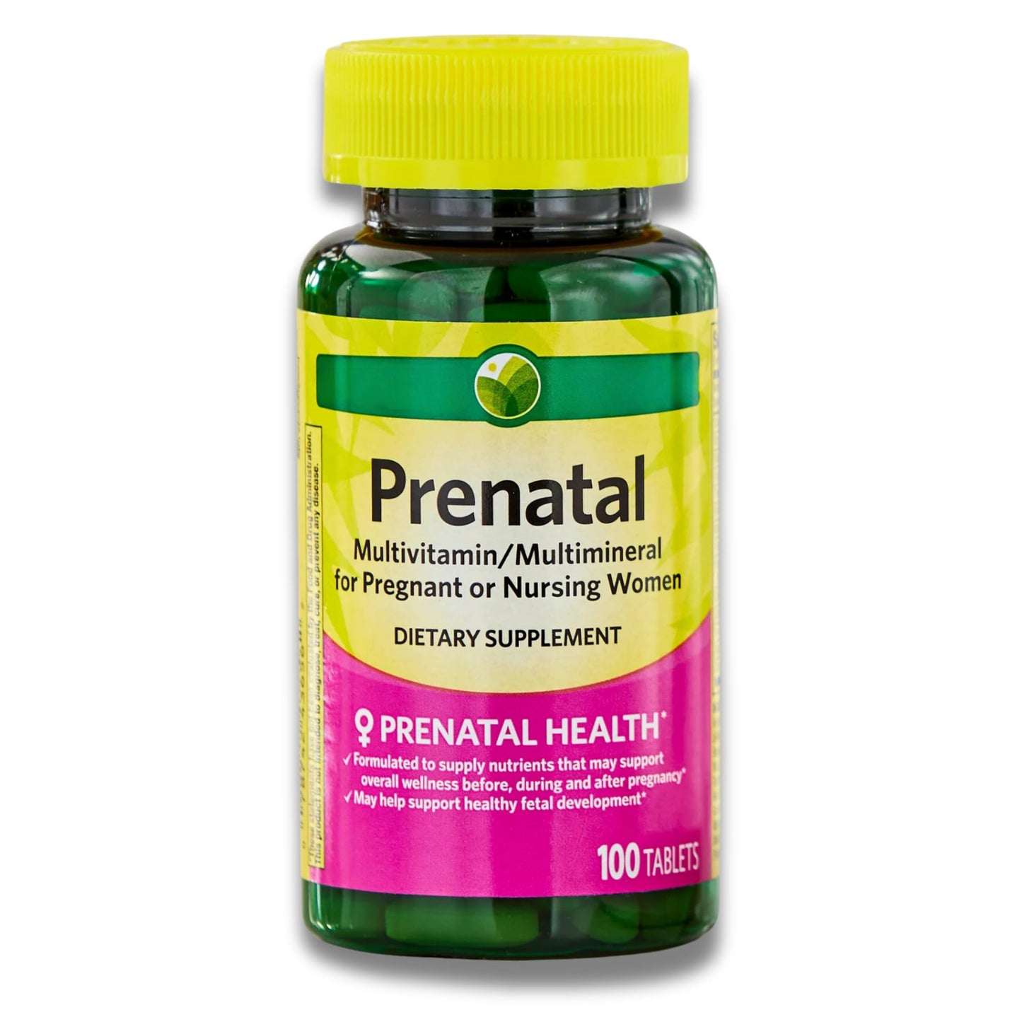KP+ Prenatal Multivitamin Multimineral for Pregnant or Nursing Women, 100 Tablets
