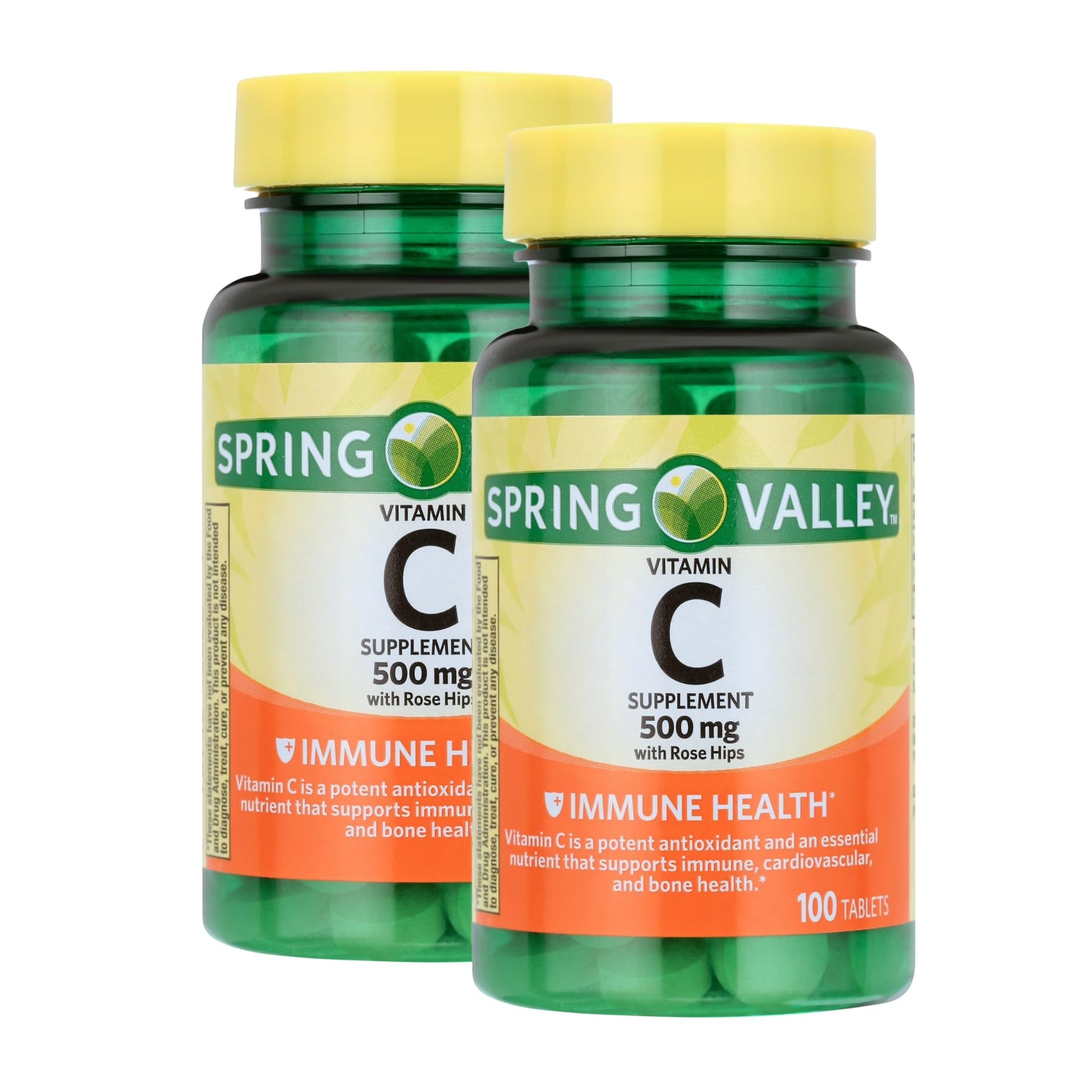 Unique Bundle Store Vitamin C 500mg with Rose Hips Tablets 200