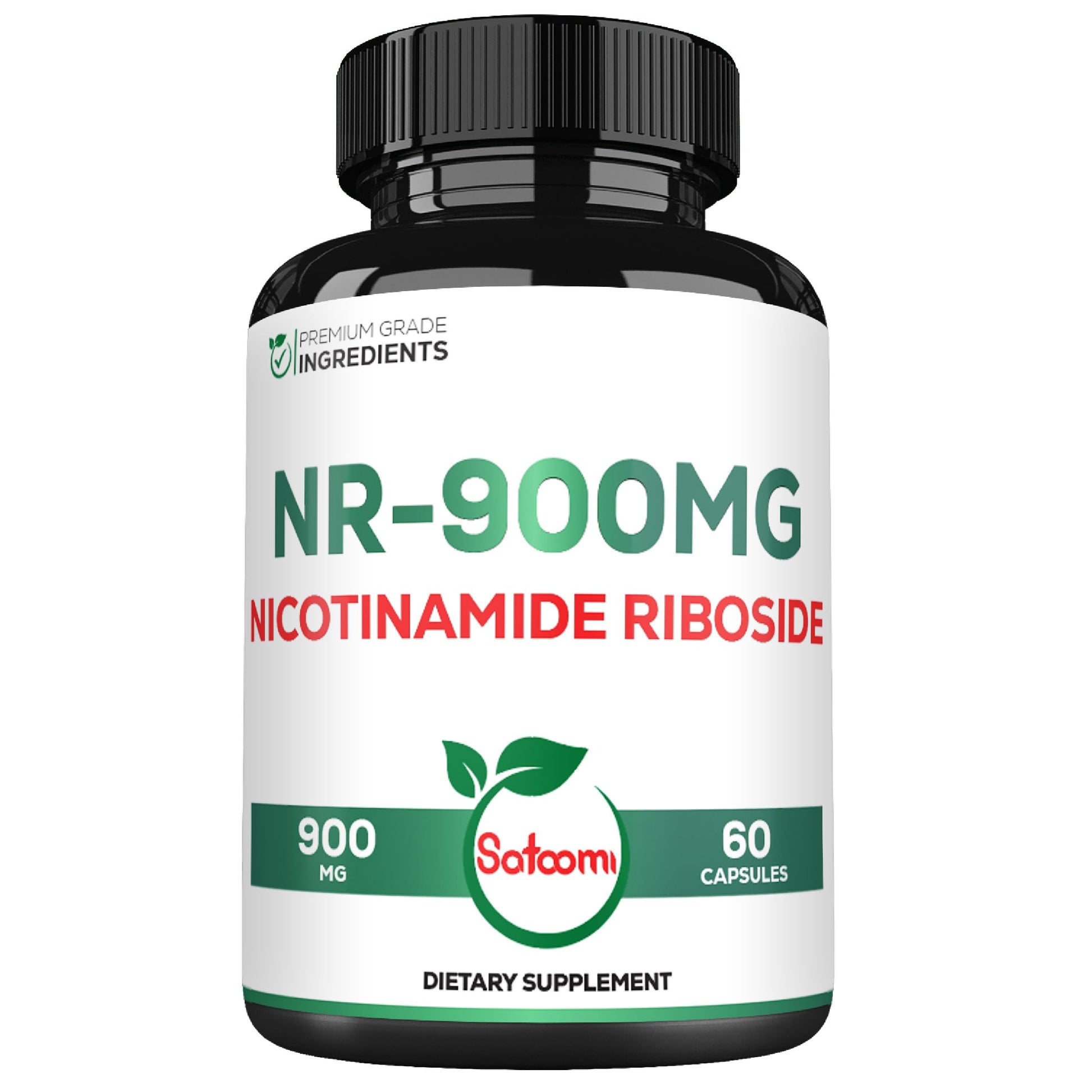 Satoomi NAD Supplement with Liposomal Nicotinamide Riboside - Cellular Energy & Repair, Vitality, Healthy Aging, 60 Capsules