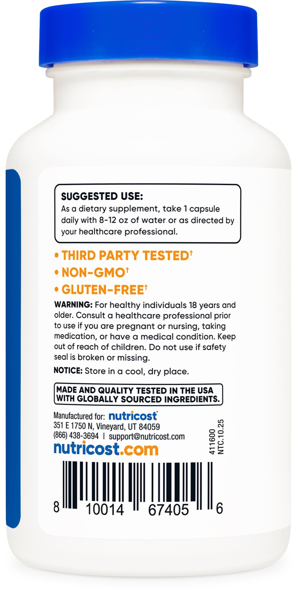Nutricost Soy Isoflavones 150mg Capsules, 180 Count