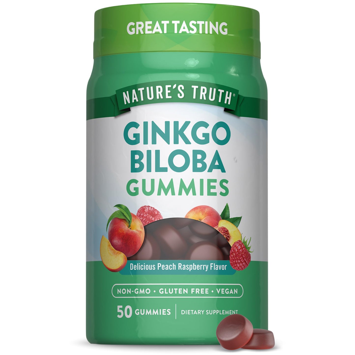 Nature's Truth Ginkgo Biloba Gummies, 50 Count