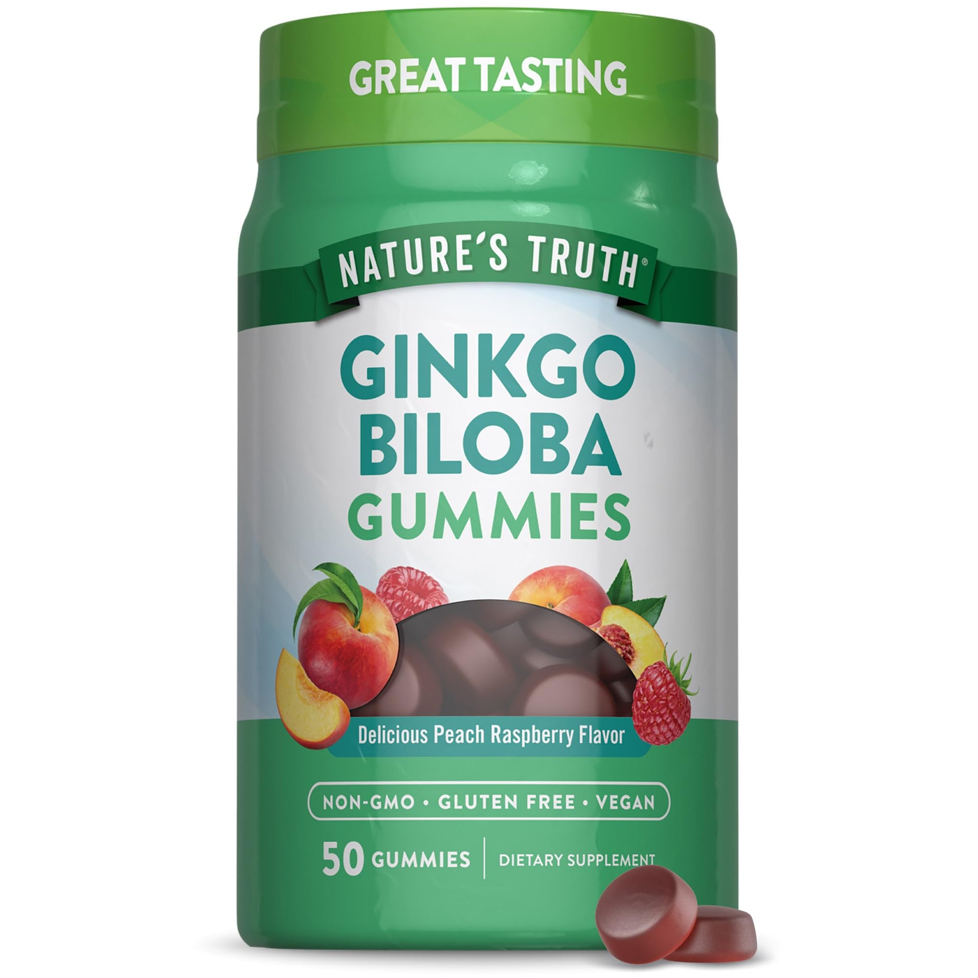 Nature's Truth Ginkgo Biloba Gummies, 50 Count