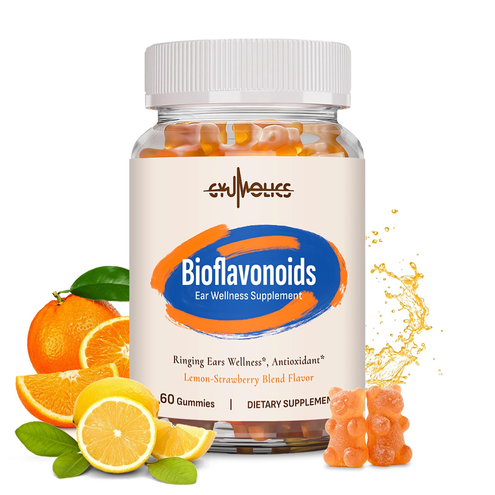 Gyumolics Flavonoid Supplement 3000mg Bioflavonoids Gummy 60 Gummies
