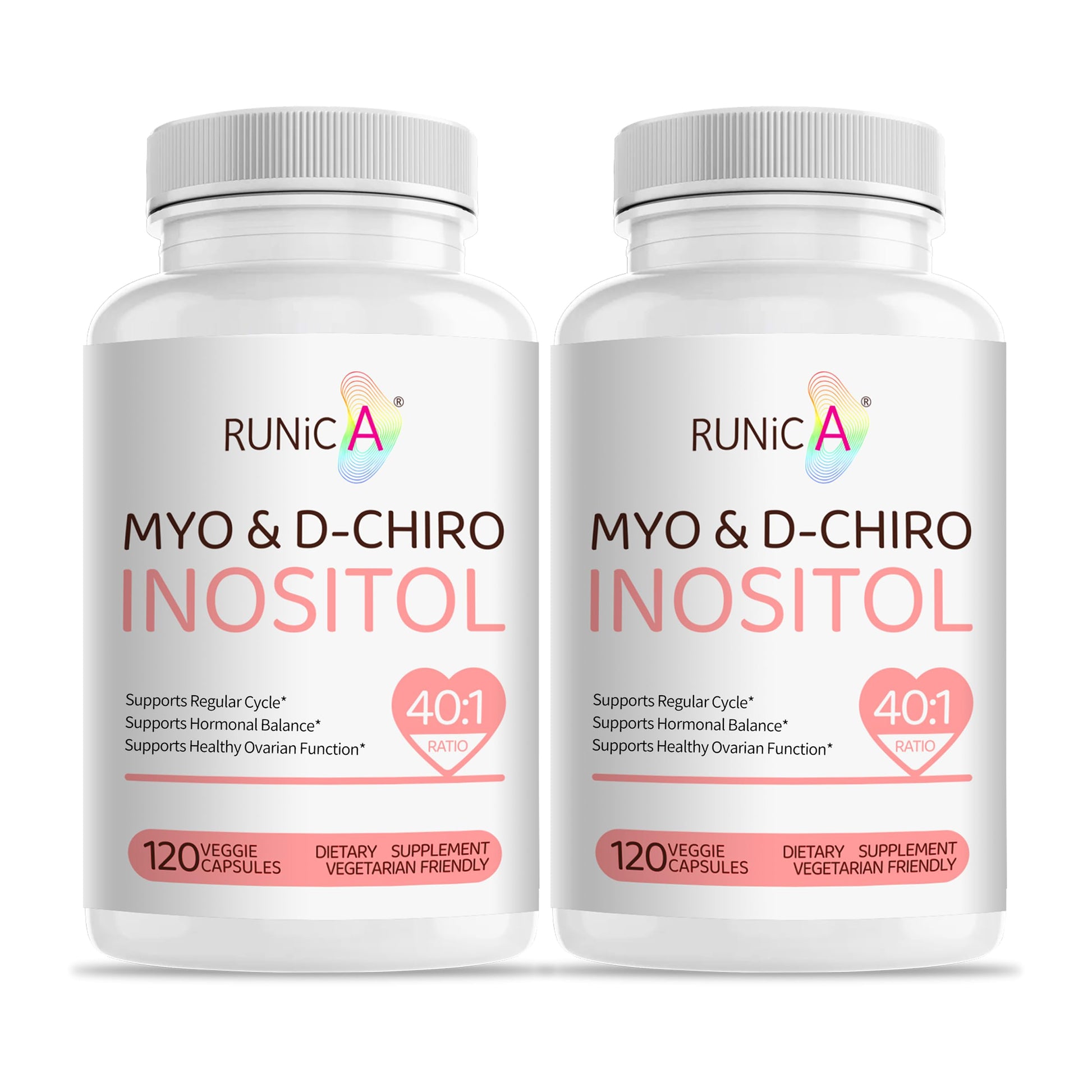 RUNICA Myo-Inositol & D-Chiro Inositol (40:1 Ratio) Capsules, 240