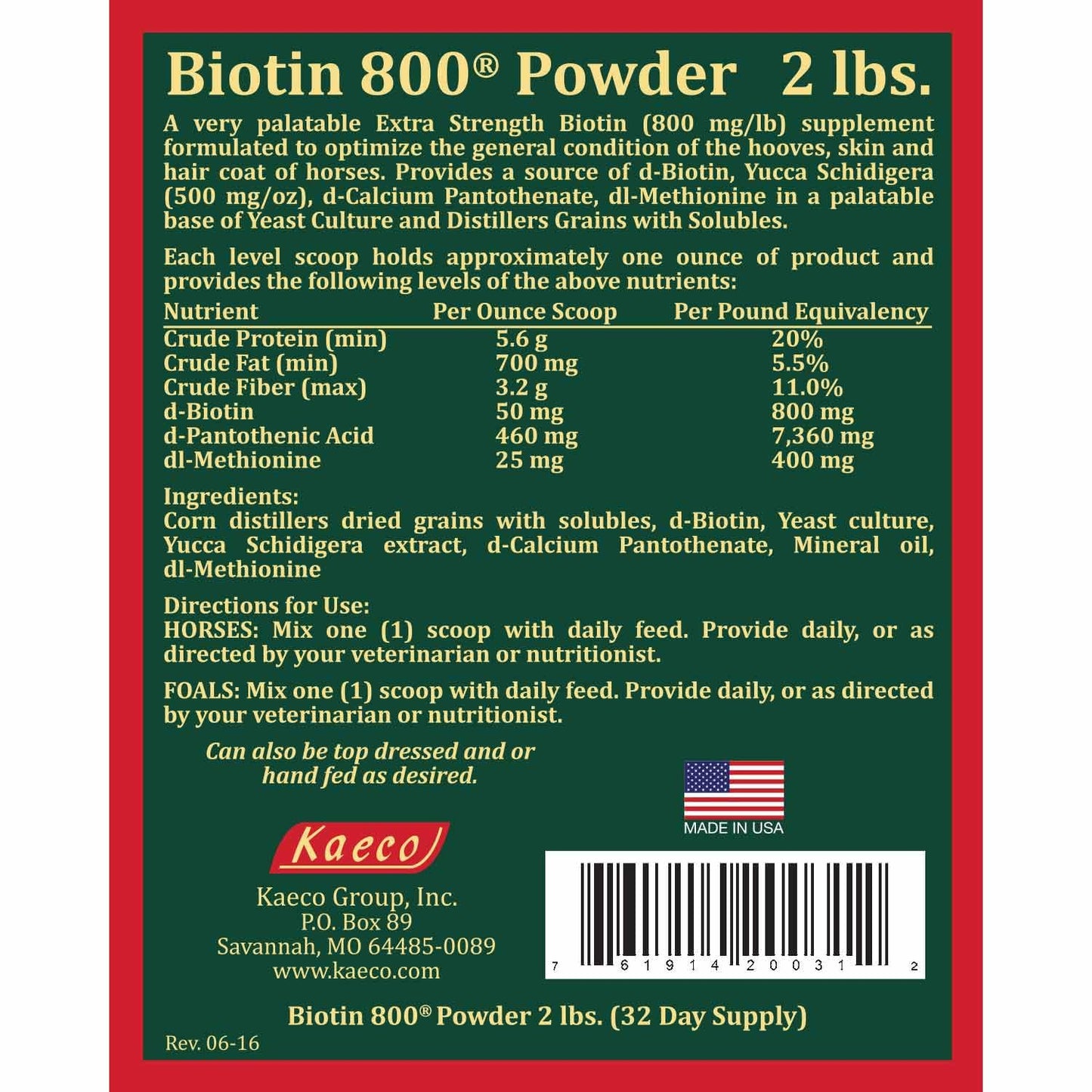 Kaeco Biotin 800 Powder 1