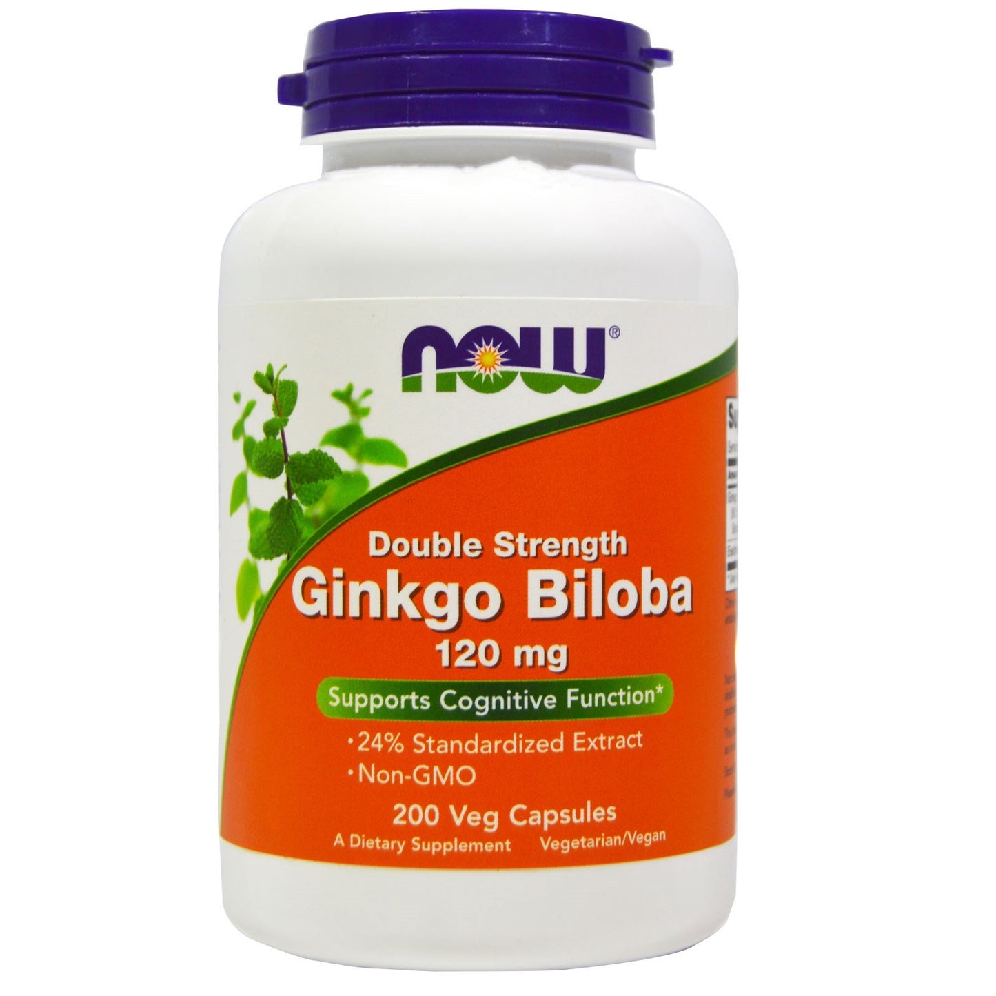 NOW Foods Ginkgo Biloba 120 mg Capsules 400 Capsules