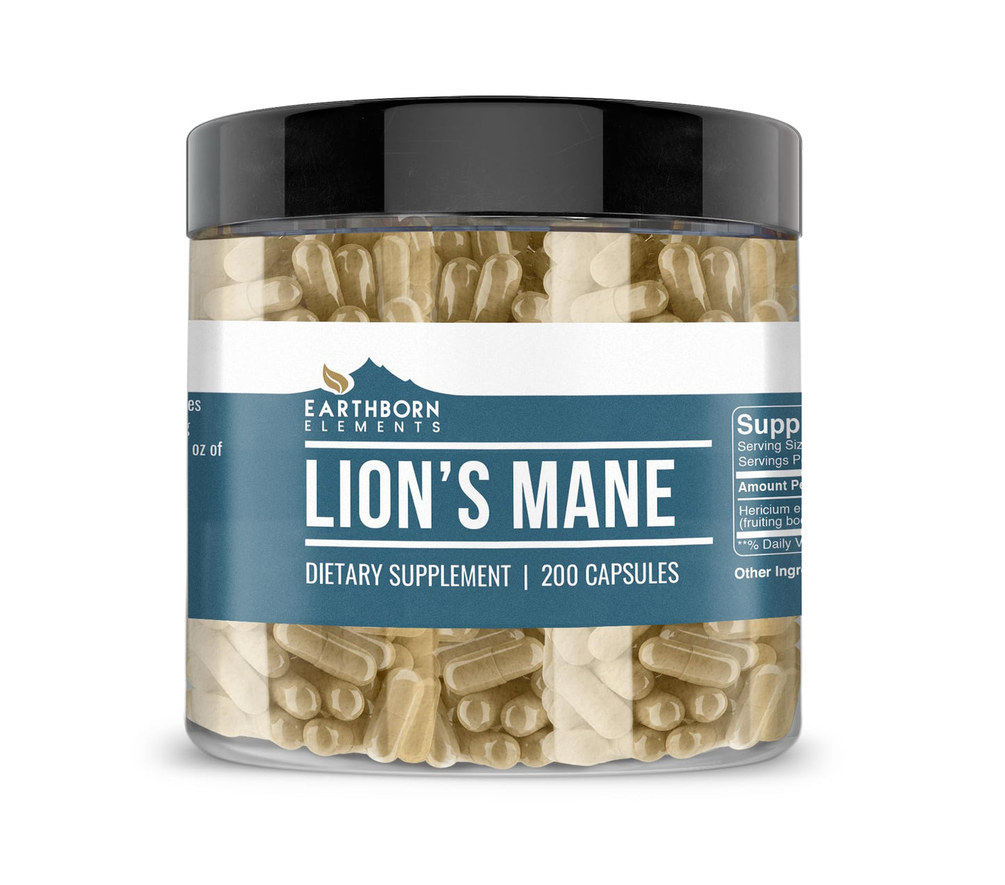 Earthborn Elements Lion's Mane Capsules 200