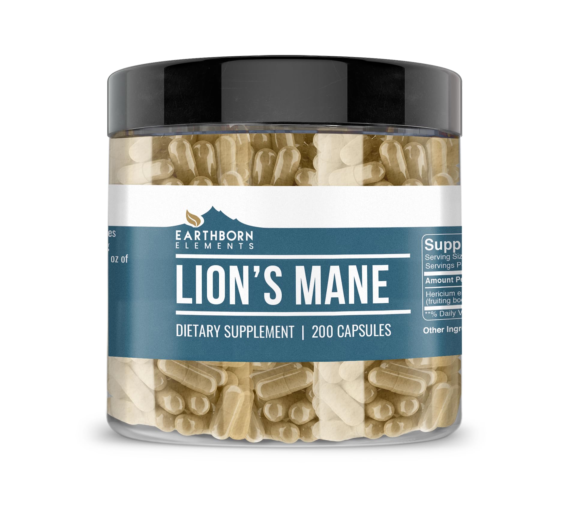 Earthborn Elements Lion's Mane Capsules 200