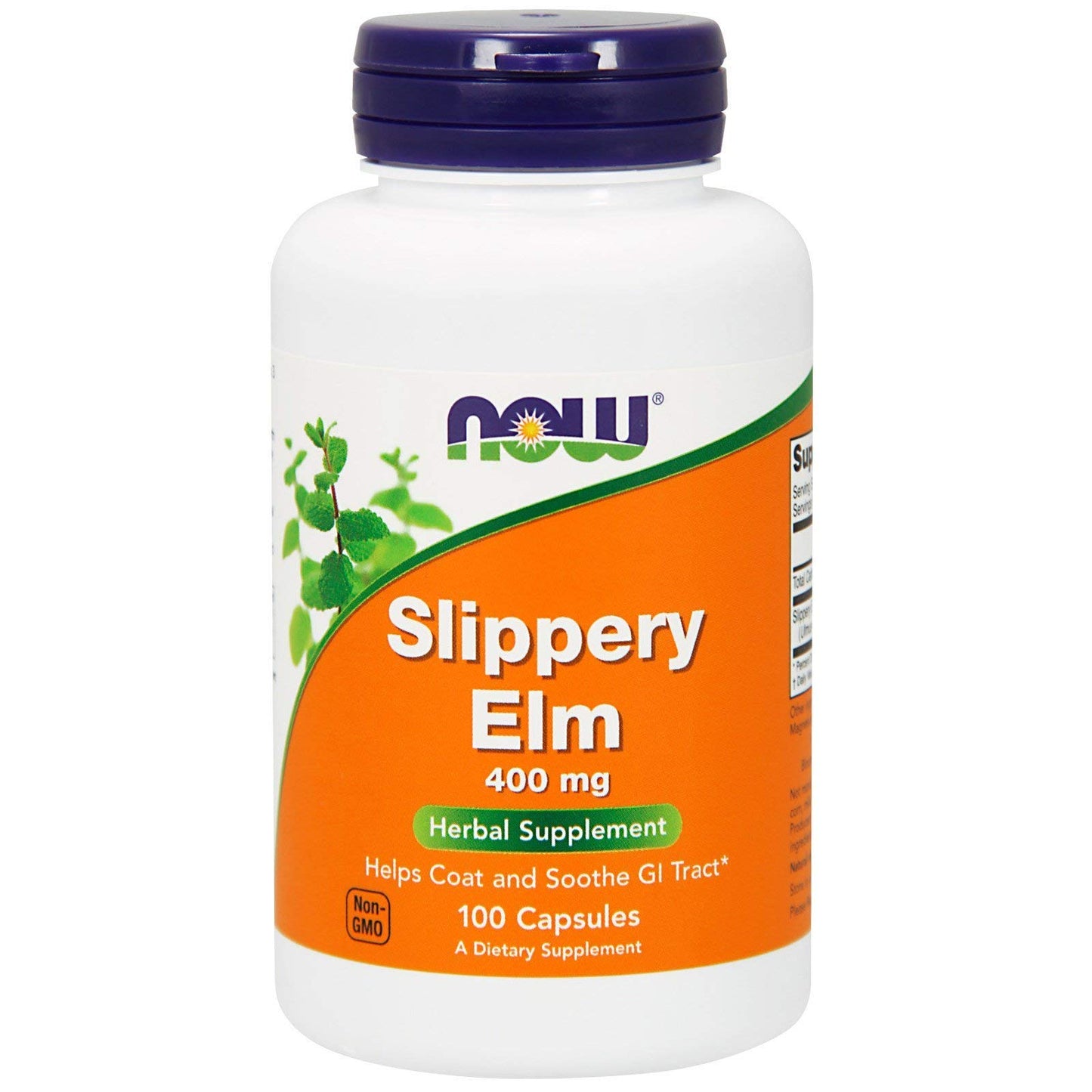 NOW Foods Slippery Elm 400 mg Capsule Pack of 3