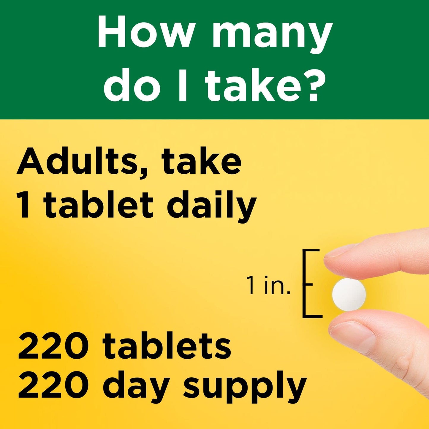 Nature Made Vitamin D3 2000 IU Tablets, 220 Count
