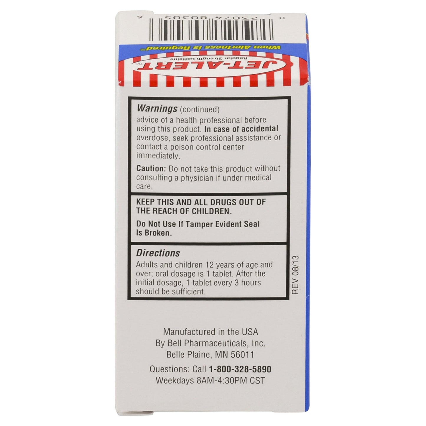 Jet-Alert 100 mg Caffeine Tablets, 1440 Tablets