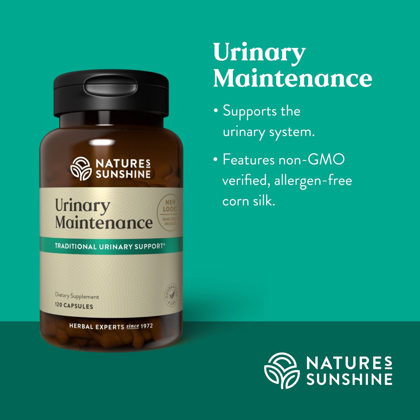 Nature's Sunshine Urinary Maintenance Capsules, 120 Count